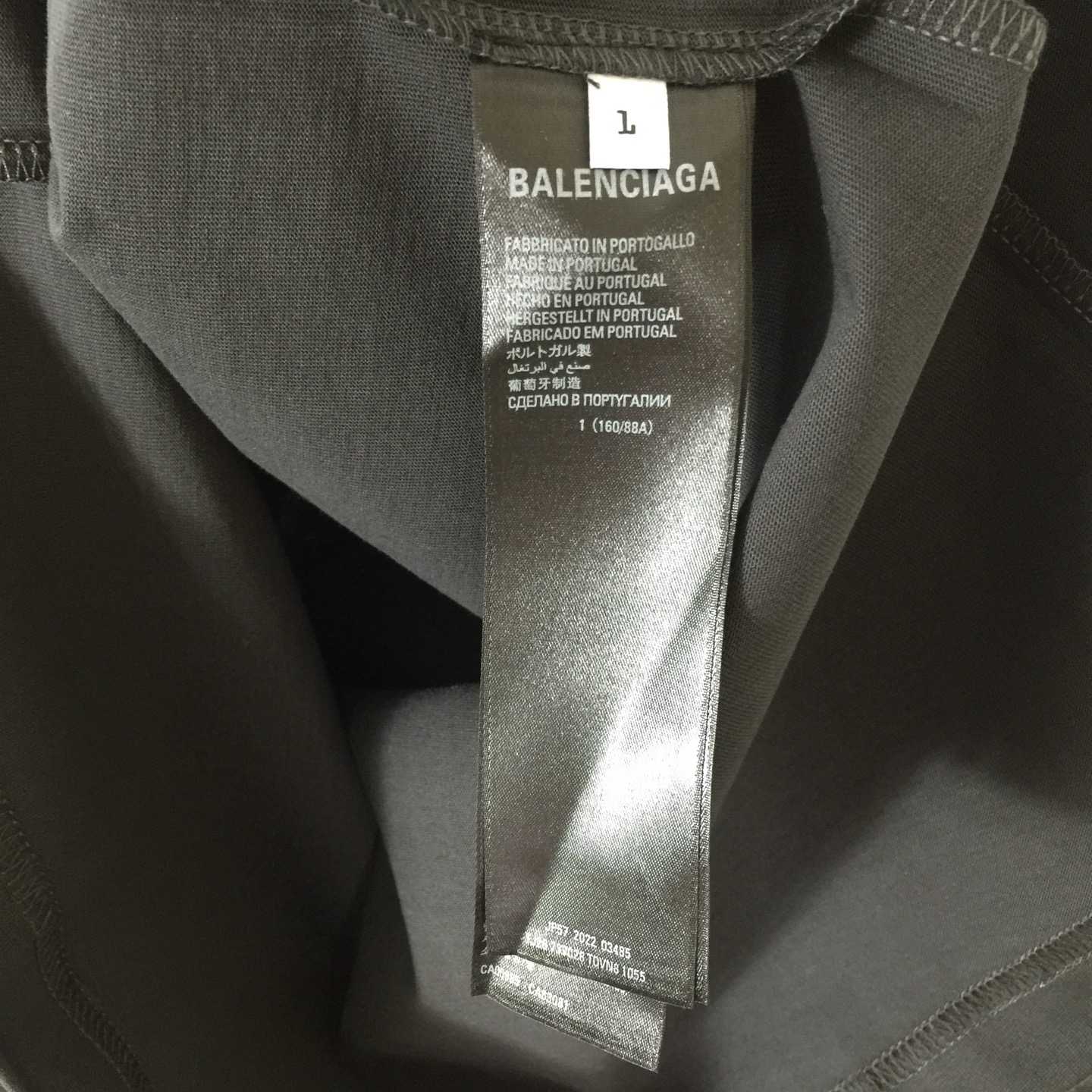 Balenciaga Basketball Series - Oversized T-Shirt in washed black vintage jersey - DopestKickz