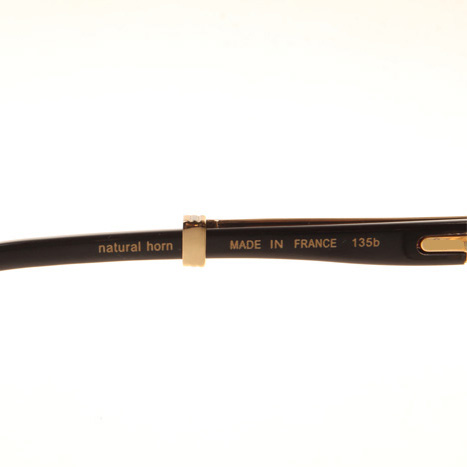 Cartier CT1990-0692 Black Buffalo Sunglasses In Gold Grey - DopestKickz