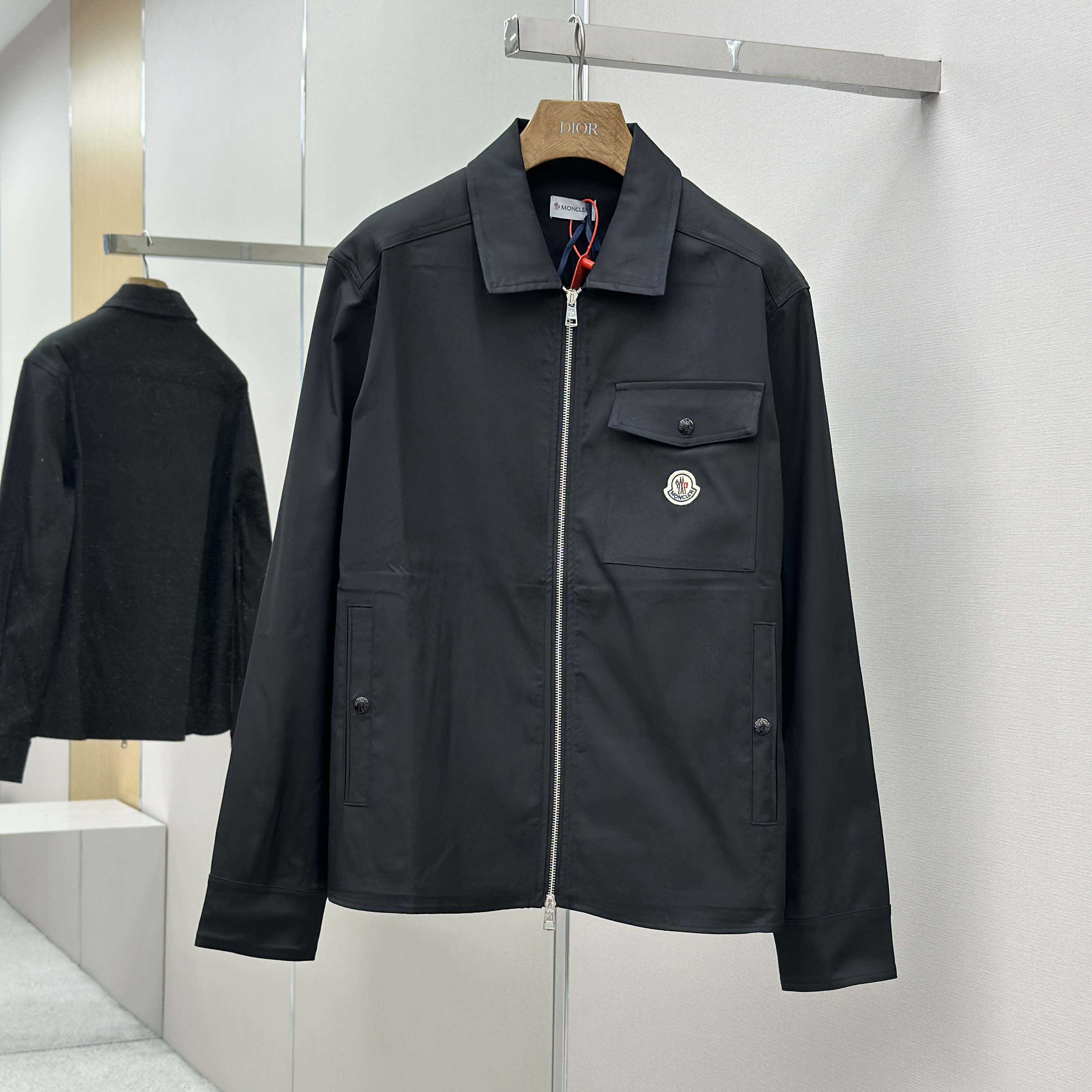Moncler Gabardine Cotton Shirt Jacket - DopestKickz