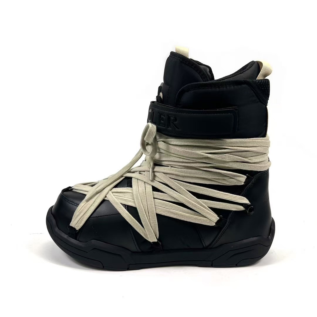Moncler x Rick Owens Amber Snow Boot 'Black' - DopestKickz
