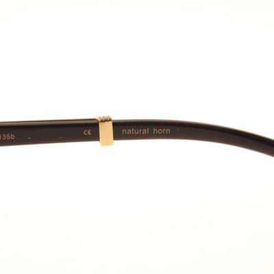 Cartier CT_1116679 Diamond Black Buffalo Sunglasses In Gold Brown - DopestKickz