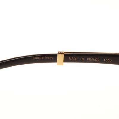 Cartier CT_1116679 Diamond Black Buffalo Sunglasses In Gold Brown - DopestKickz