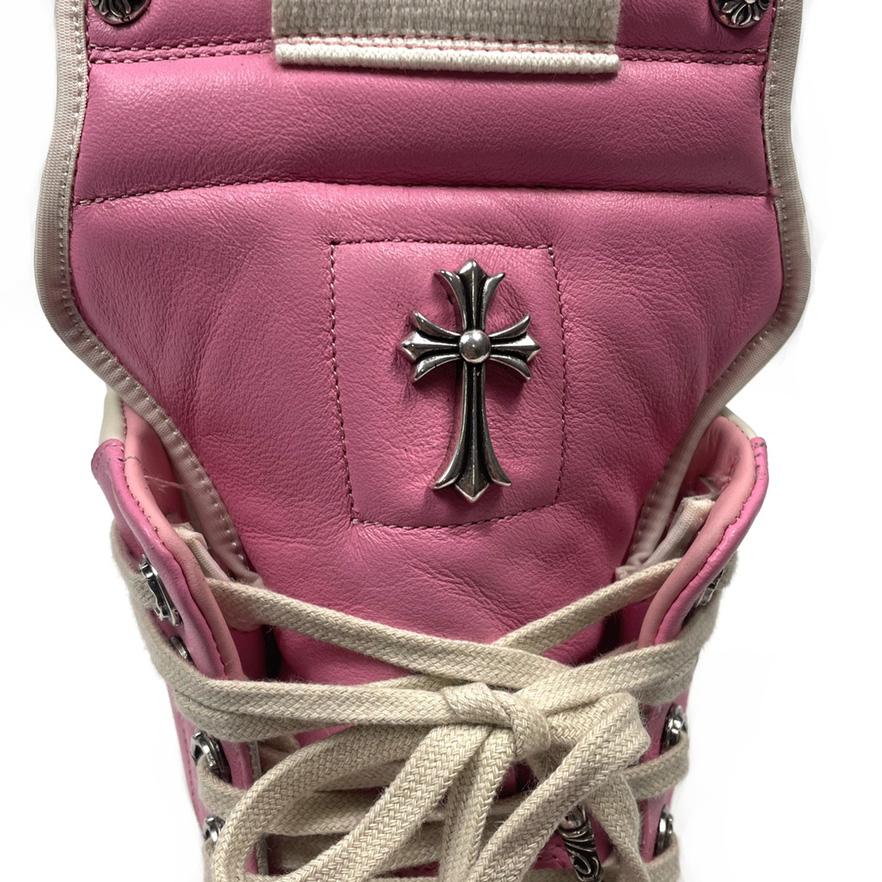 Chrome Hearts x Rick Owens Geobasket High 'Pink' - DopestKickz