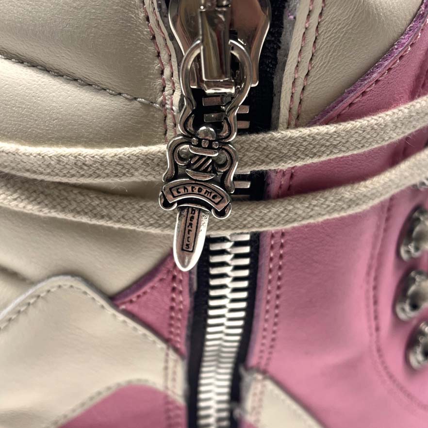 Chrome Hearts x Rick Owens Geobasket High 'Pink' - DopestKickz