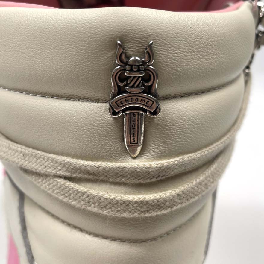 Chrome Hearts x Rick Owens Geobasket High 'Pink' - DopestKickz