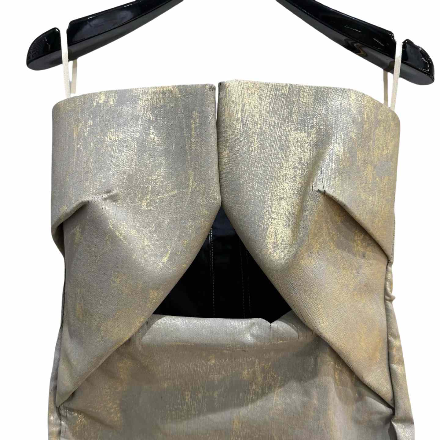 Rick Owens Gold Dress Prong Mini - DopestKickz