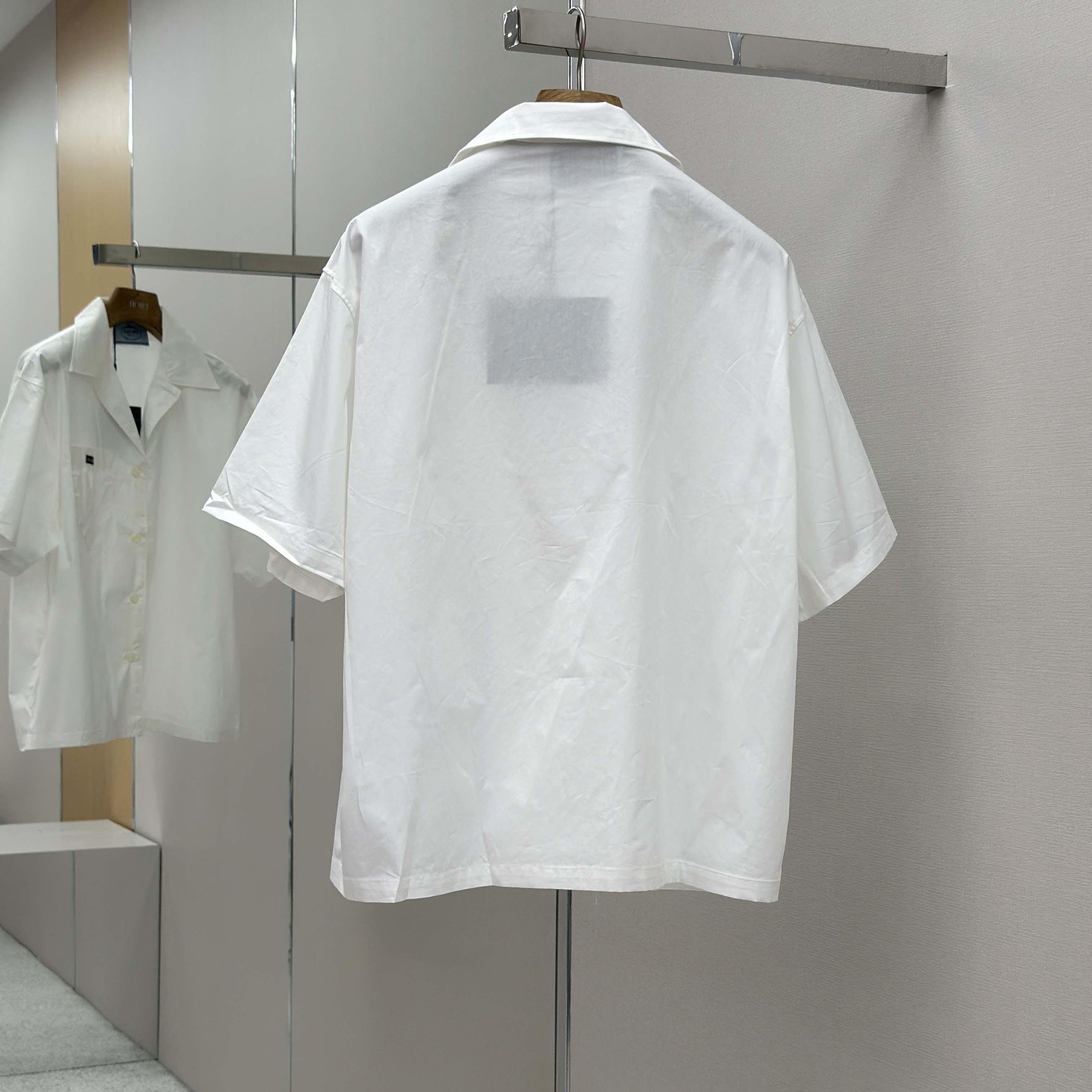 Prada Panelled Bowling-style Shirt - DopestKickz