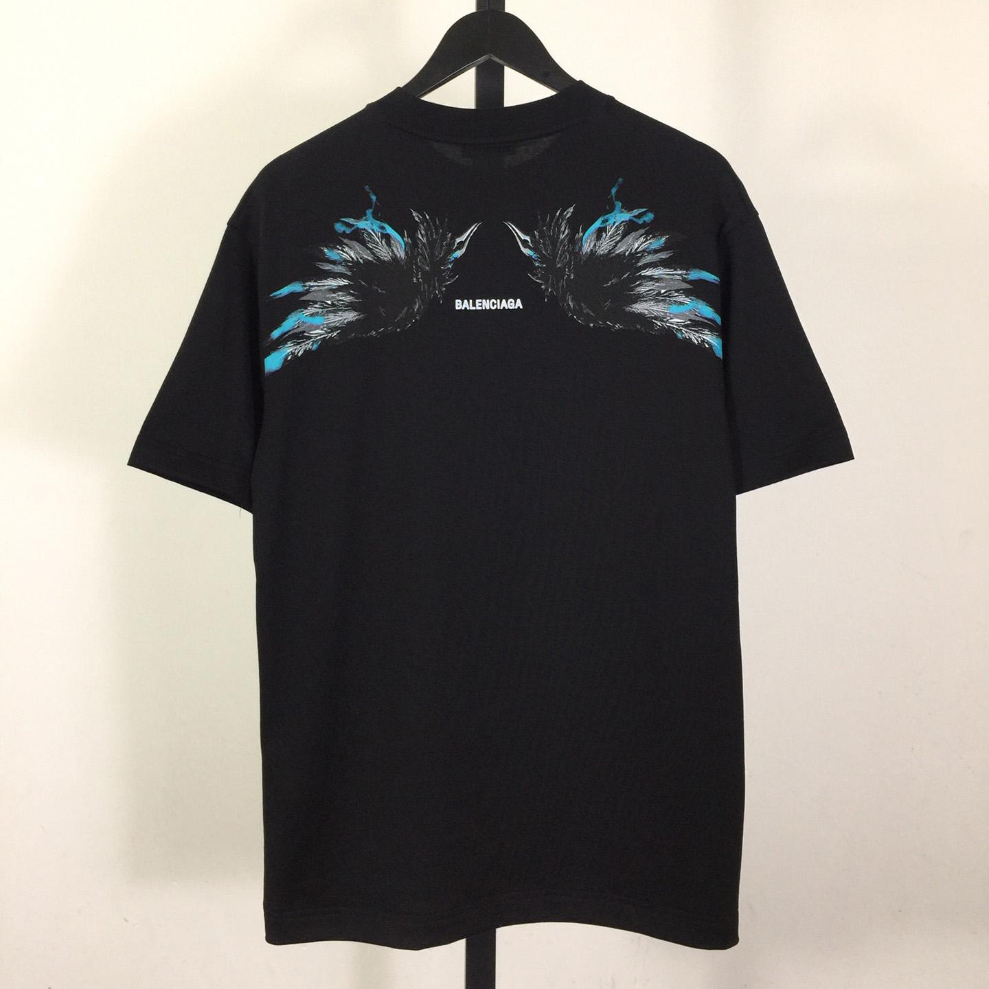 Balenciaga Short Sleeve With Wing Pattern - DopestKickz