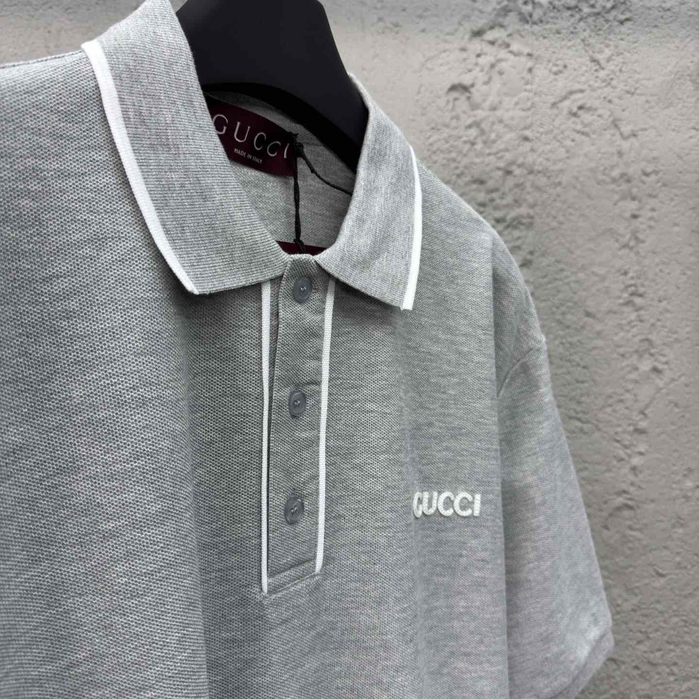 Gucci Cotton Piquet Polo Shirt - DopestKickz