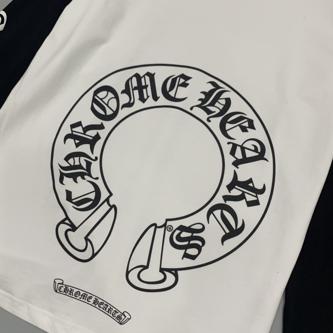 Chrome Hearts Horseshoe Neck Tee - DopestKickz