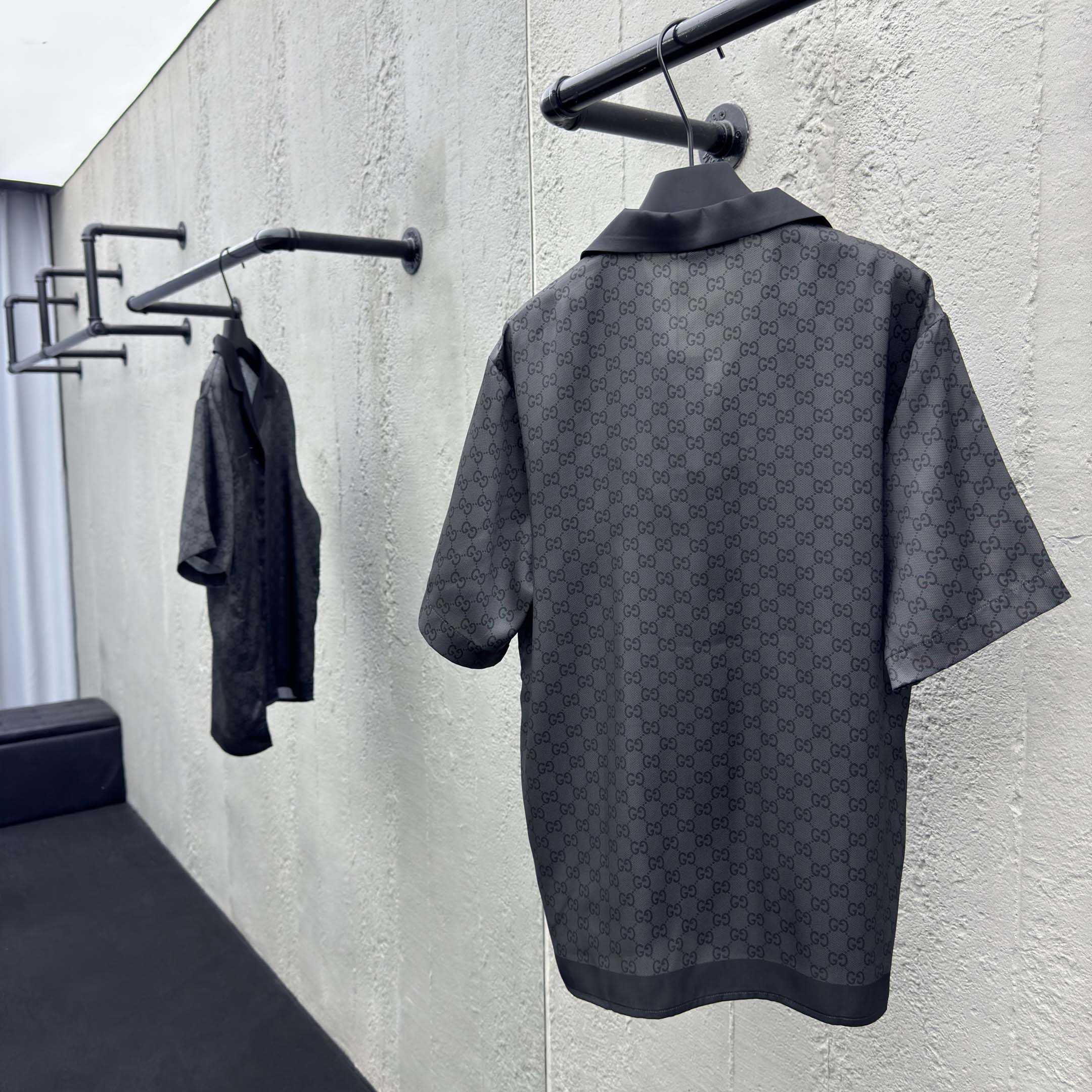 Gucci Printed Silk Twill Bowling Shirt - DopestKickz
