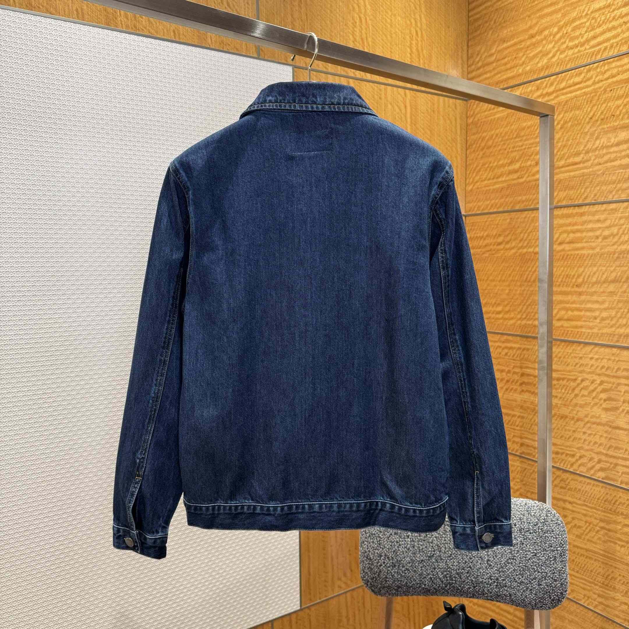 Prada Light Denim Zipper Jacket - DopestKickz