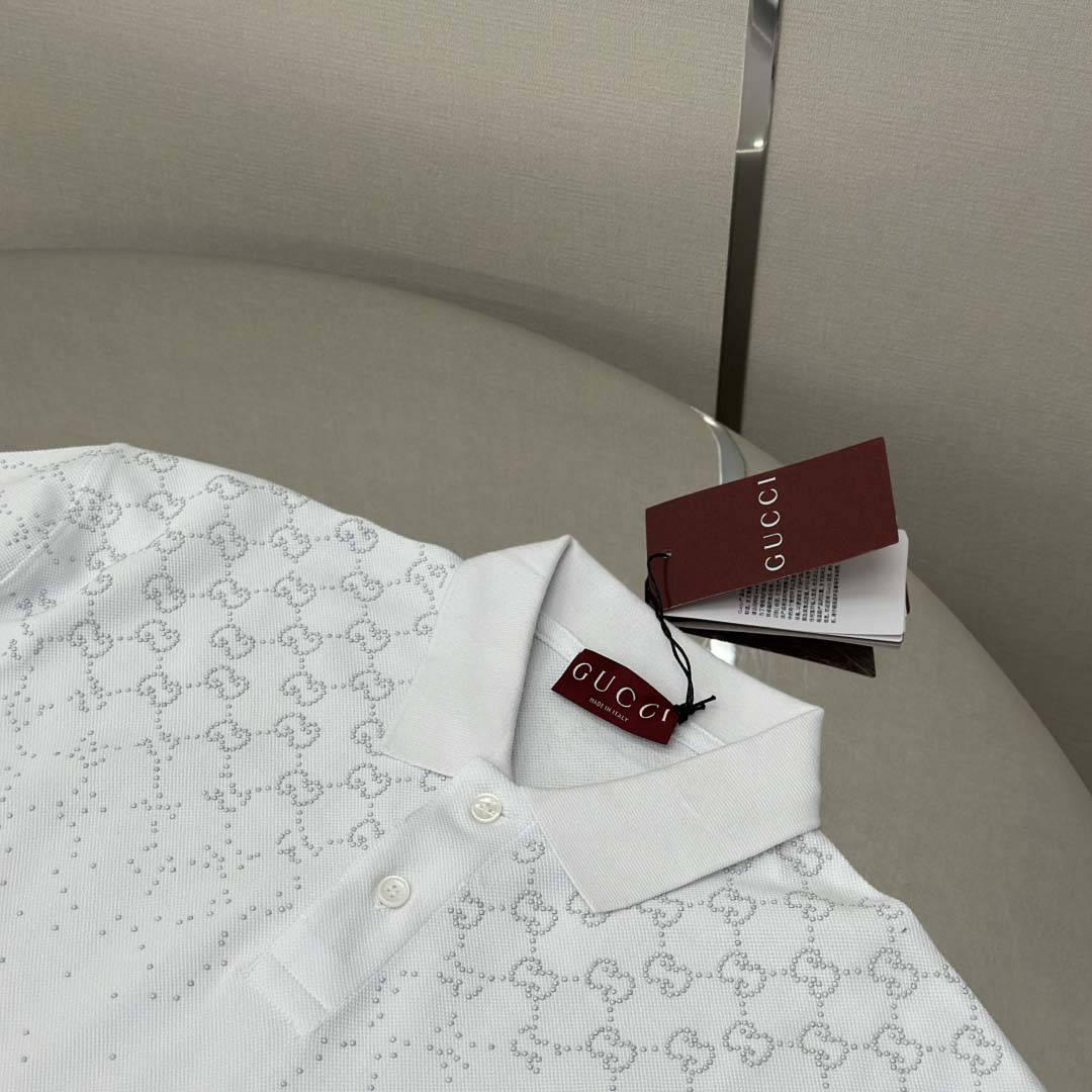 Gucci Cotton Piquet Polo Shirt - DopestKickz