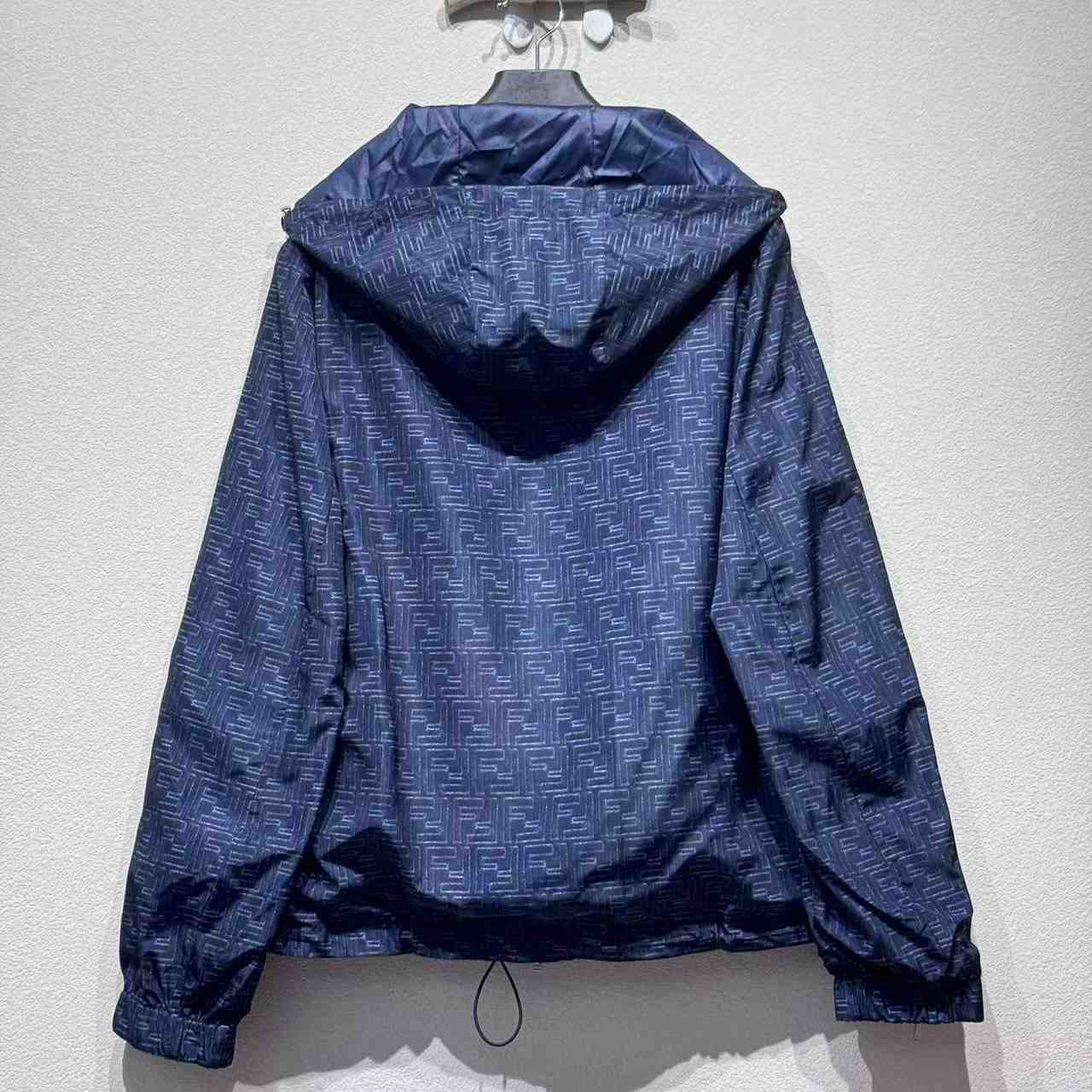 Fendi Blue FF Nylon Jacket - DopestKickz