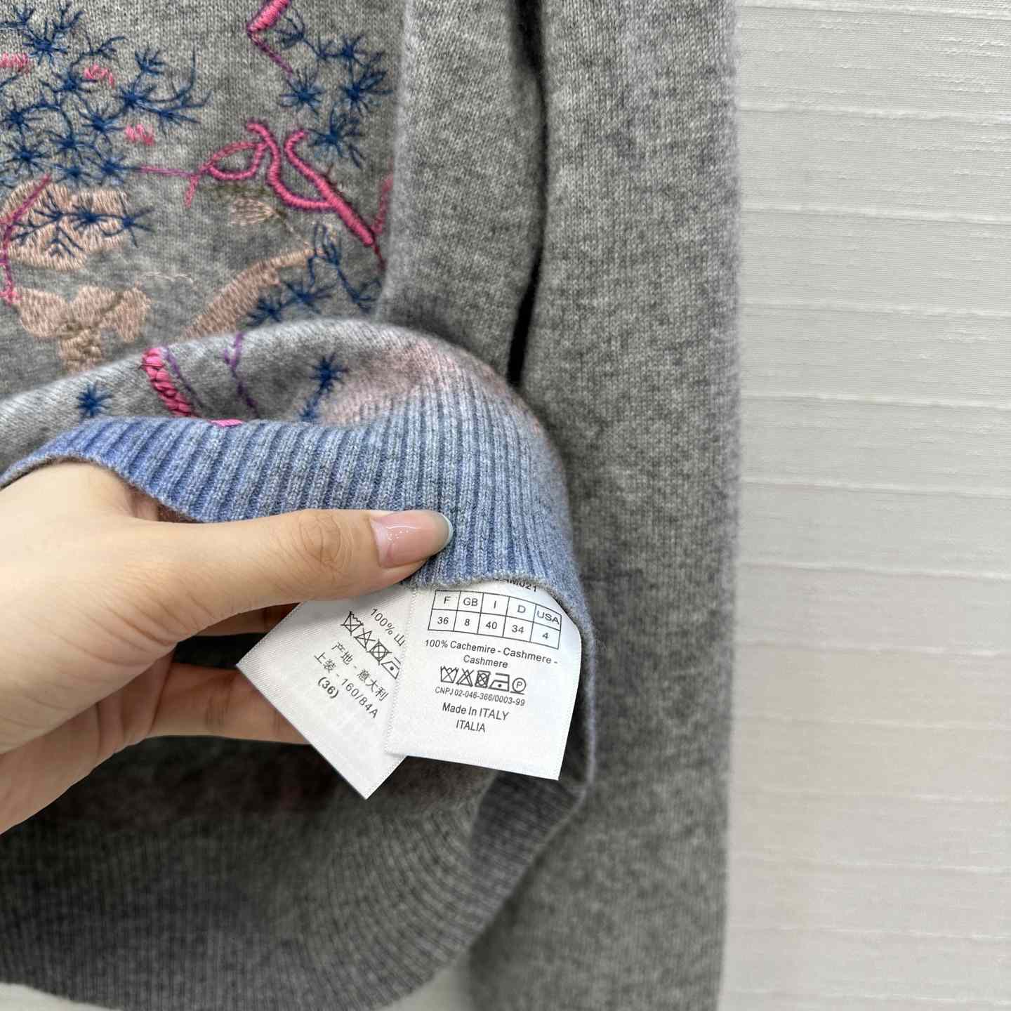 Dior Embroidered Sweater  - DopestKickz