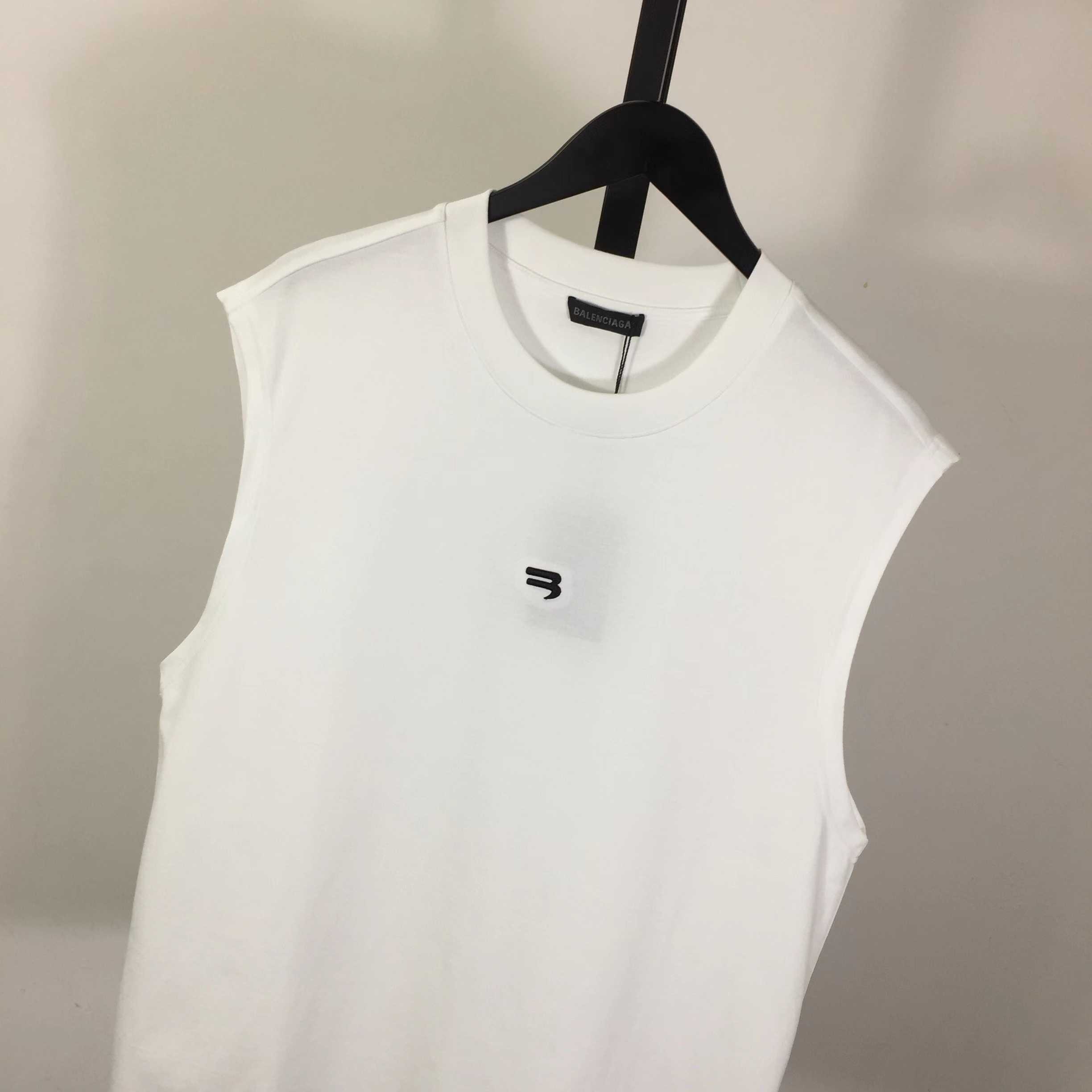 Balenciaga Logo Tank Top - DopestKickz