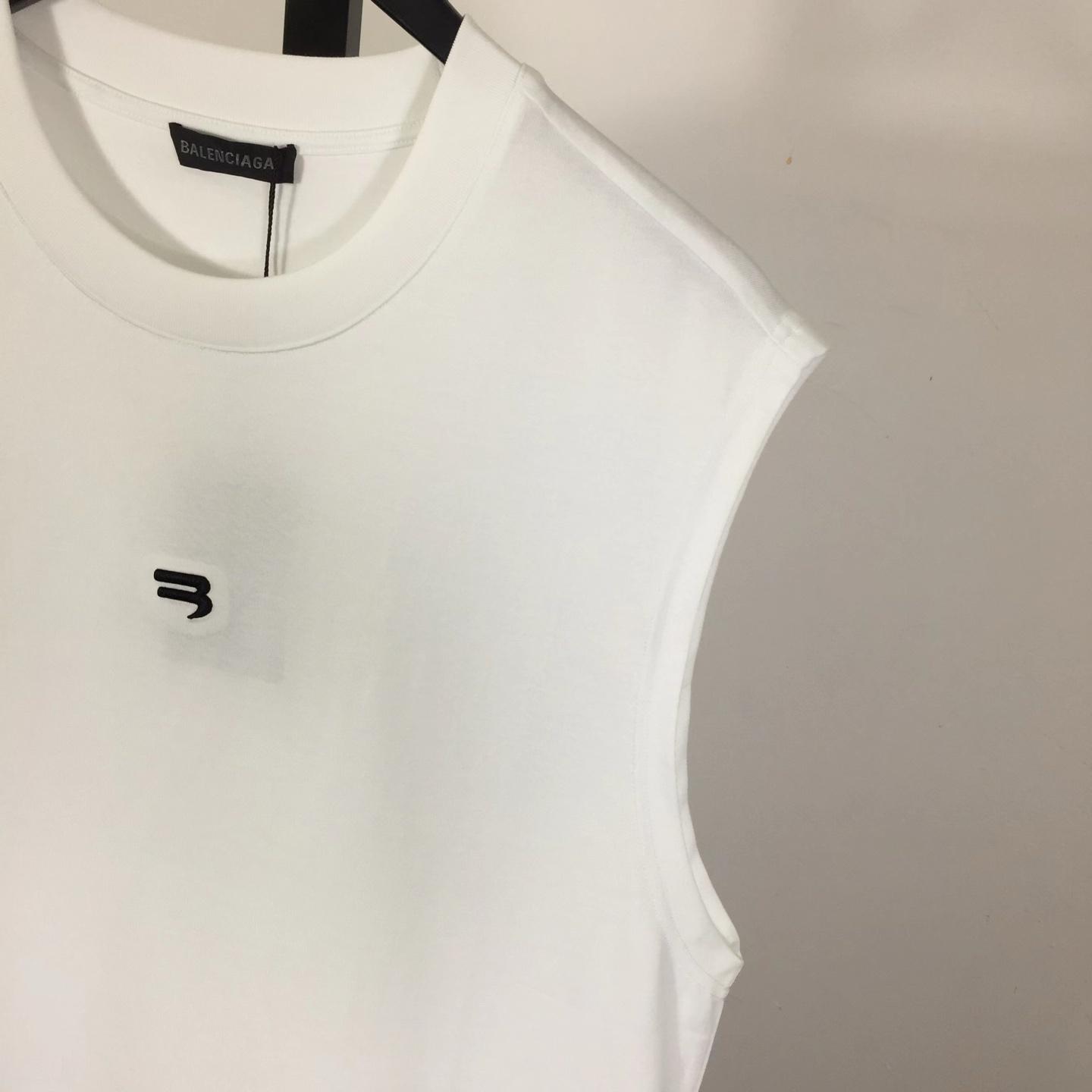 Balenciaga Logo Tank Top - DopestKickz