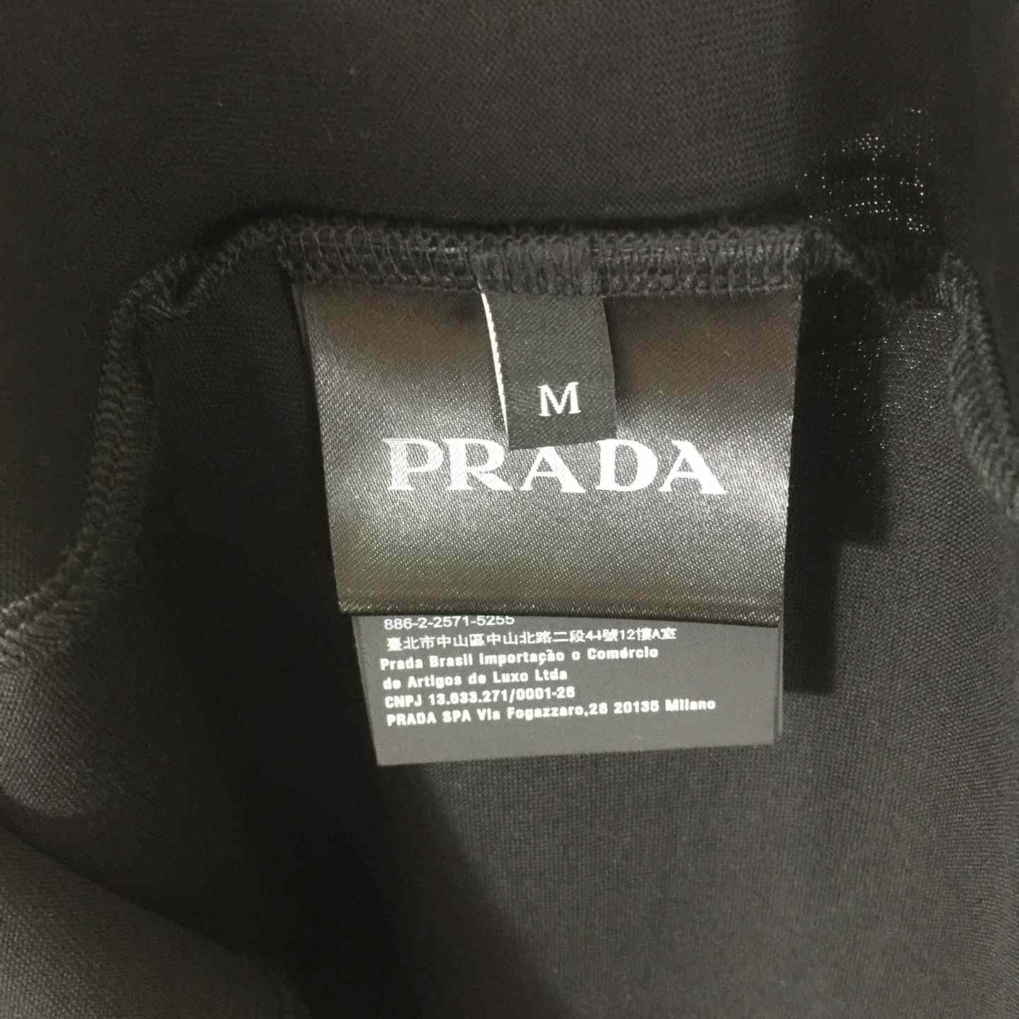 Prada Logo Cotton Tee - DopestKickz