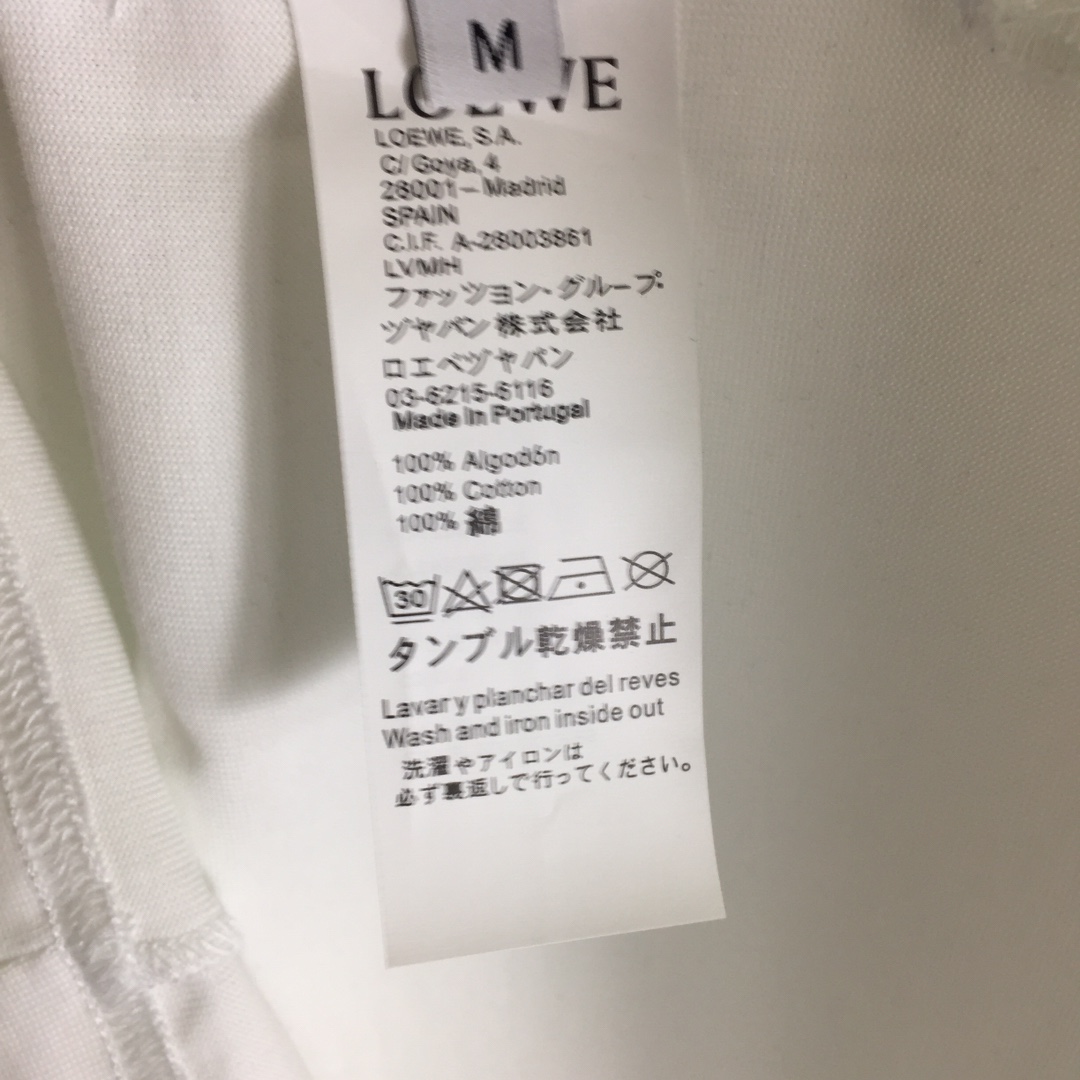 Loewe Loose Fit T-shirt In Cotton - DopestKickz