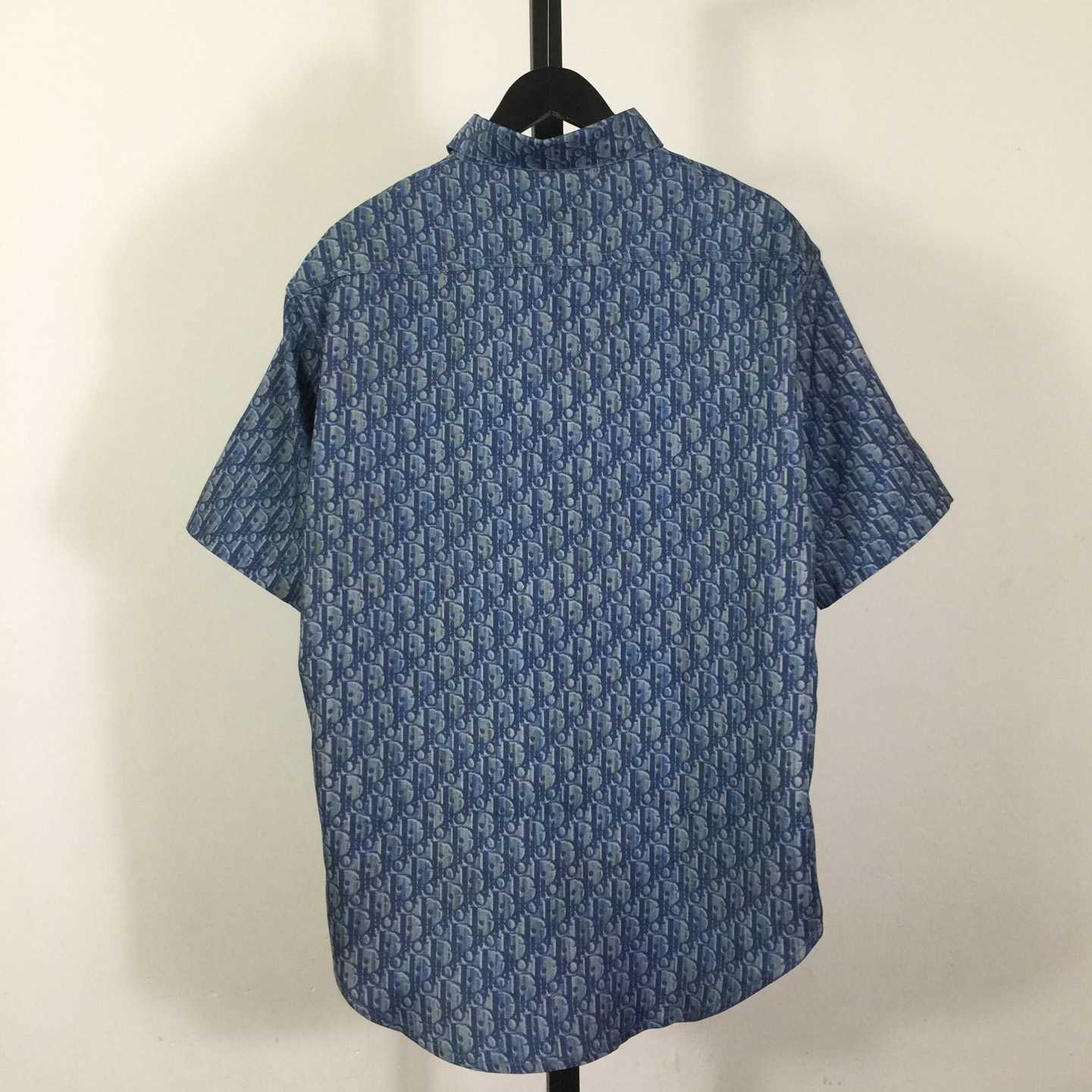 Dior Oblique Short-Sleeved Shirt  - DopestKickz