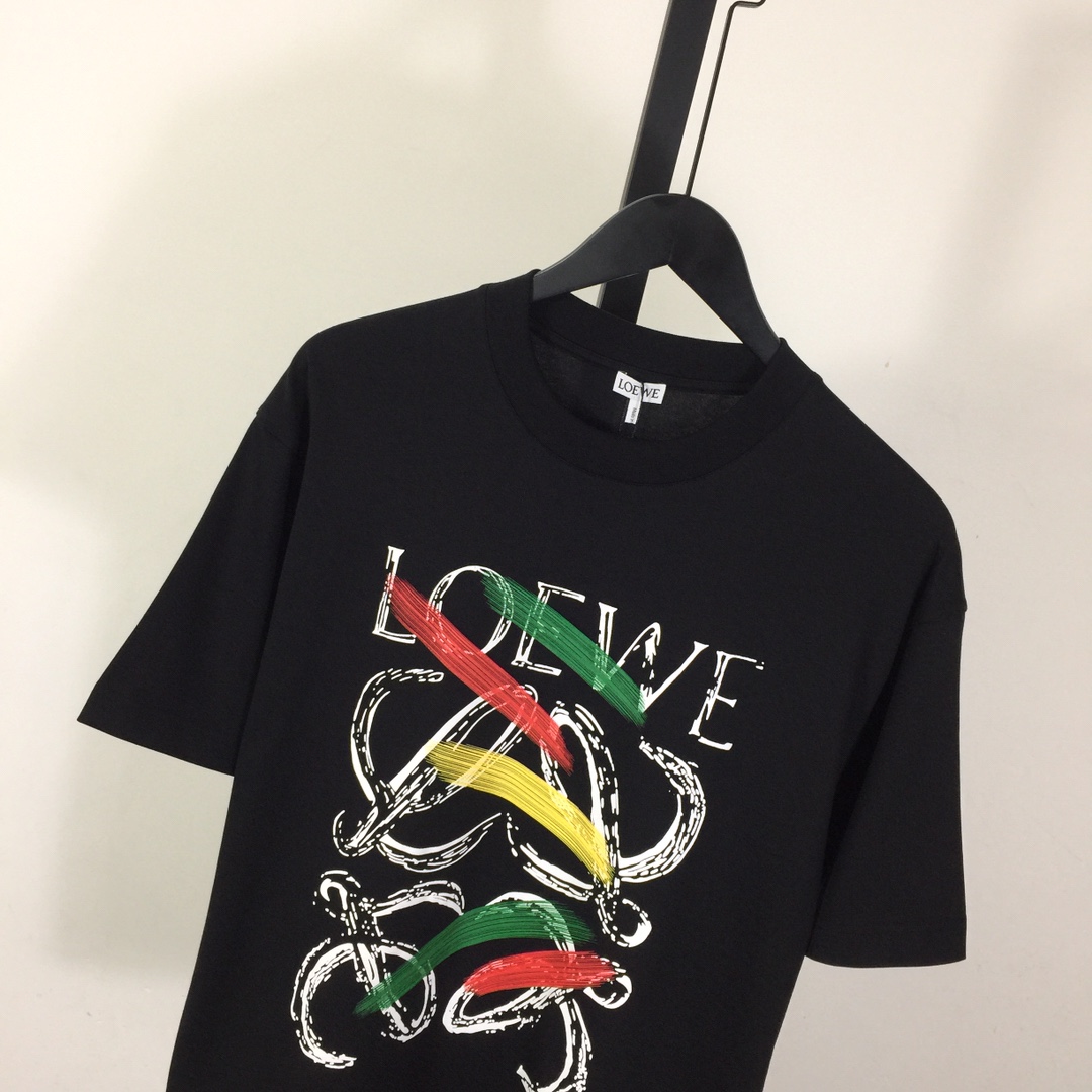 Loewe Loose Fit T-shirt In Cotton - DopestKickz