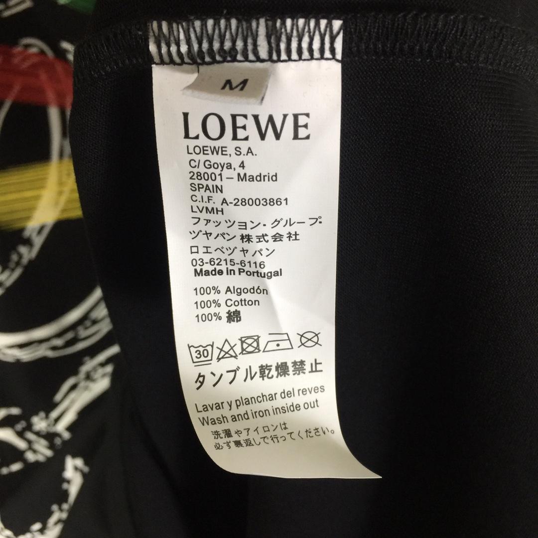 Loewe Loose Fit T-shirt In Cotton - DopestKickz