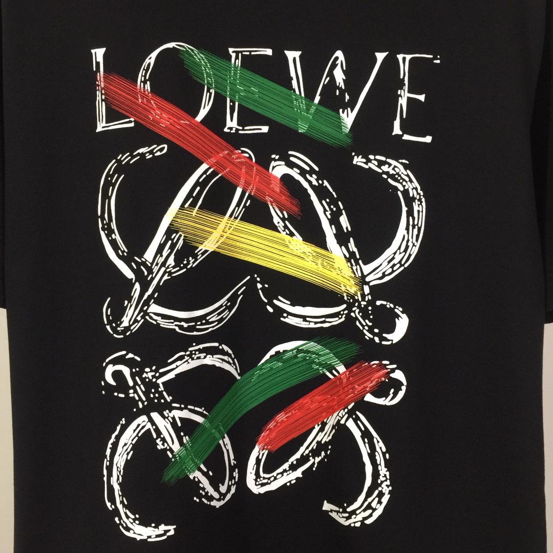 Loewe Loose Fit T-shirt In Cotton - DopestKickz