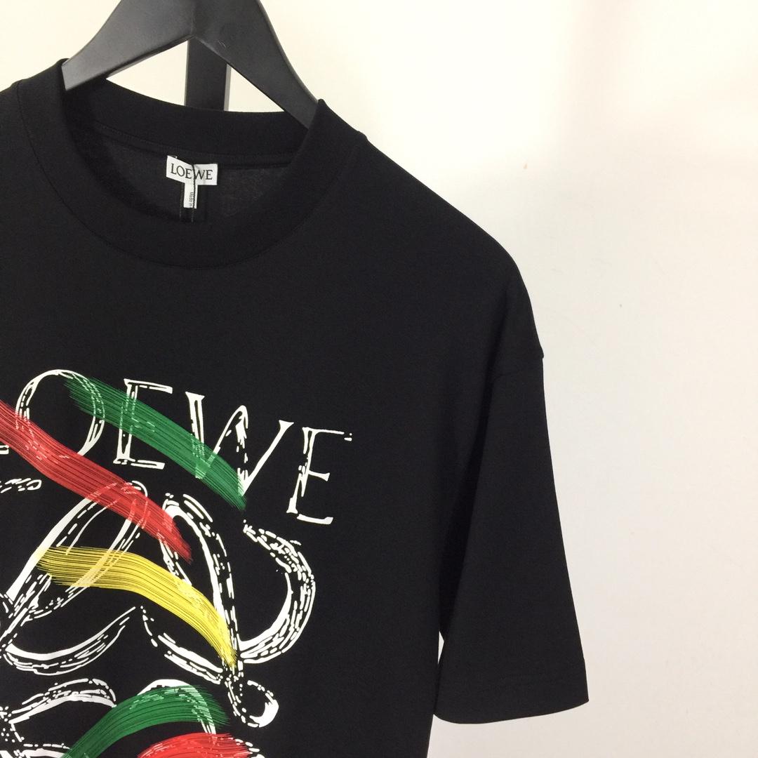 Loewe Loose Fit T-shirt In Cotton - DopestKickz