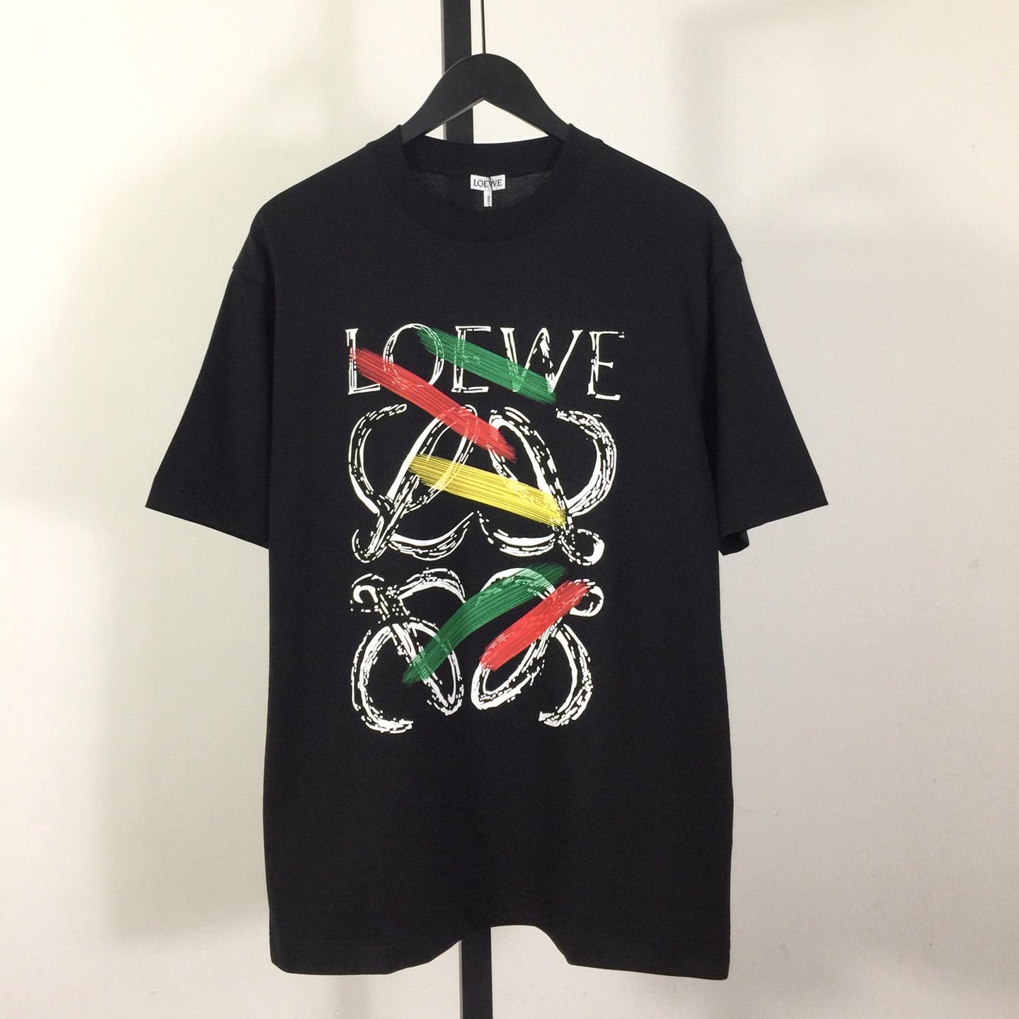 Loewe Loose Fit T-shirt In Cotton - DopestKickz
