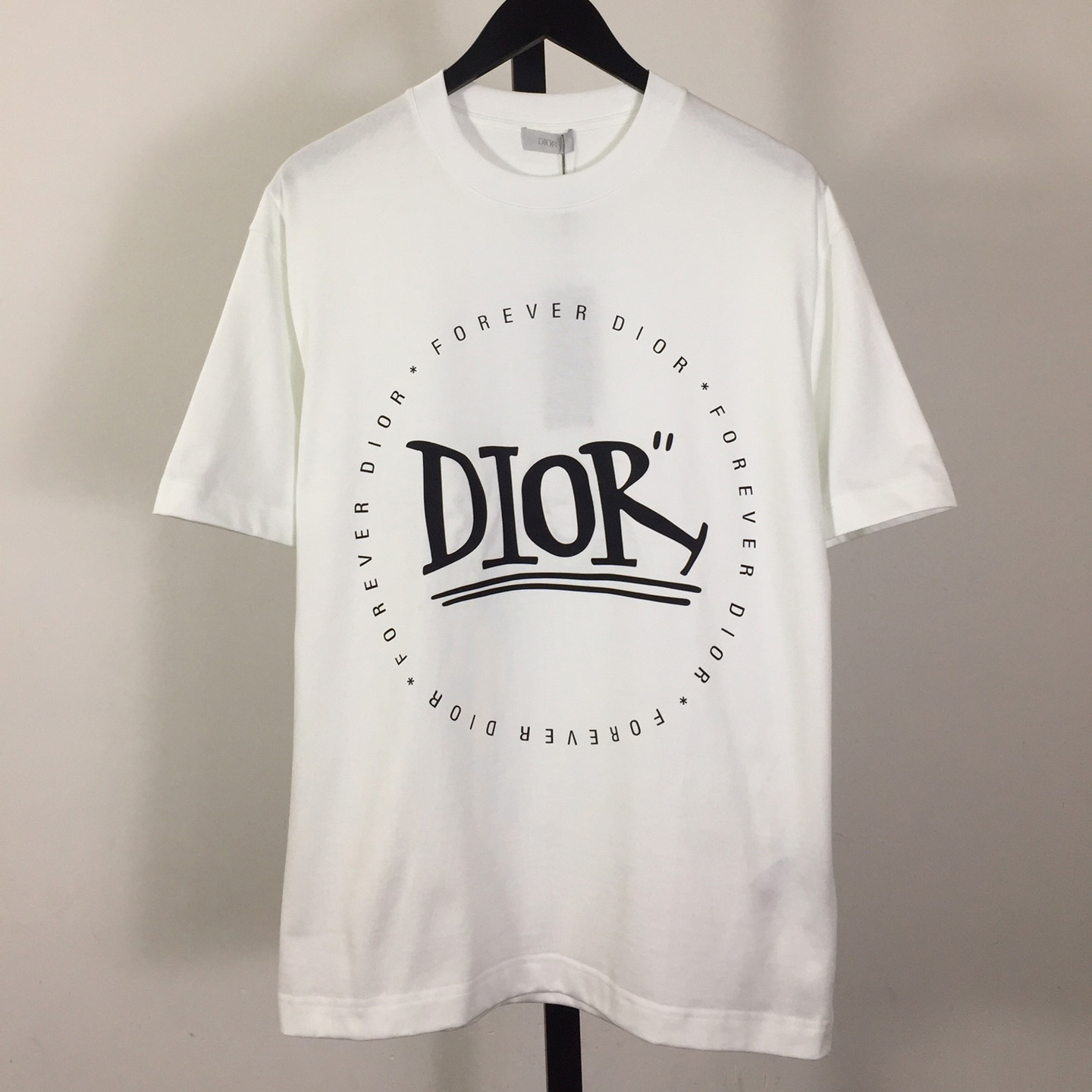 Dior Logo Cotton T-Shirt  - DopestKickz