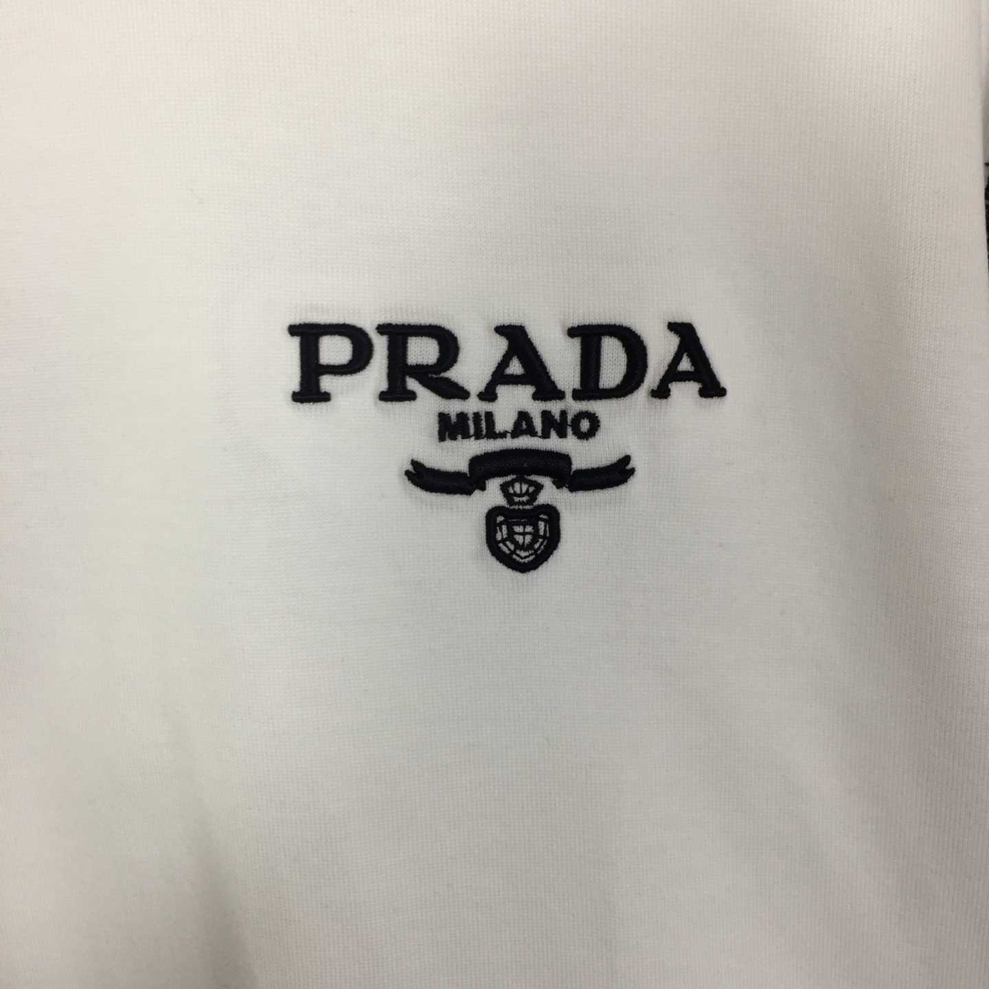 Prada Logo Cotton Tee - DopestKickz