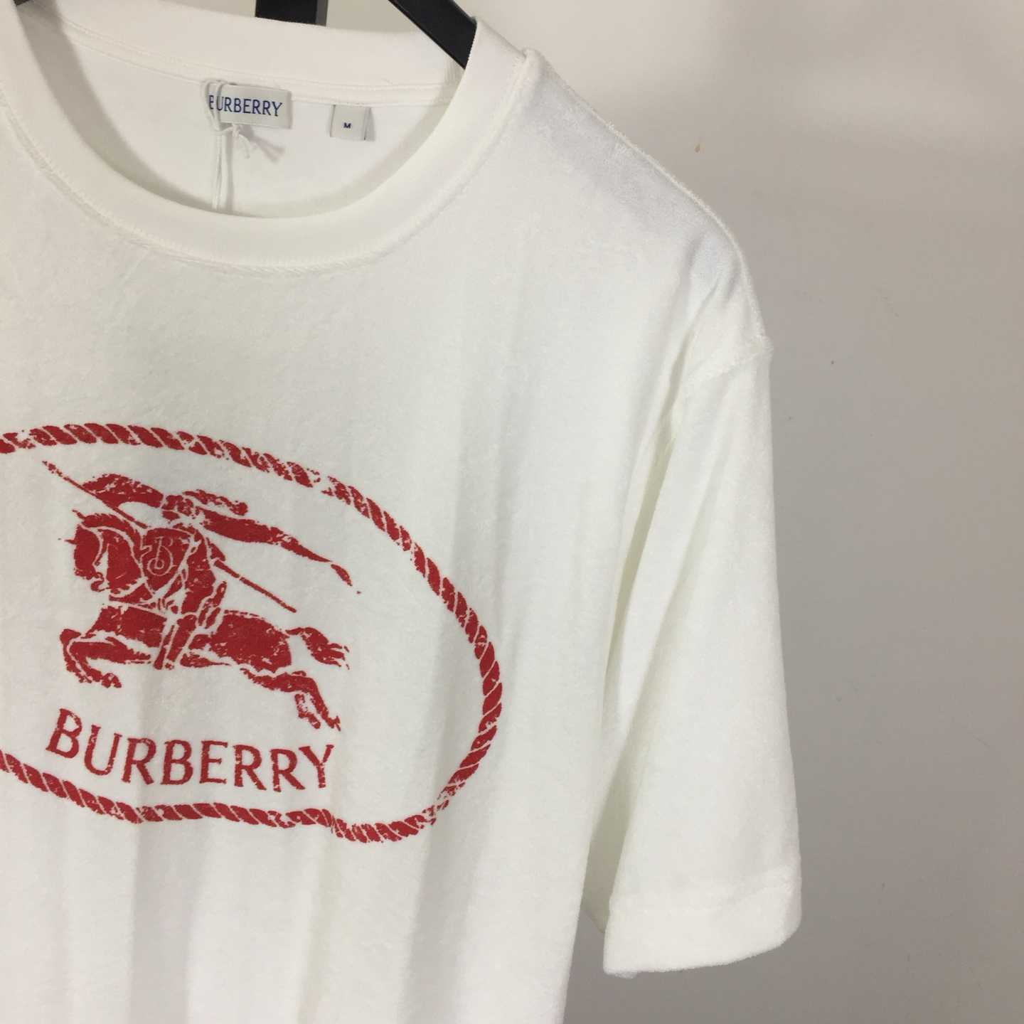 Burberry Knight Stamp Towelling T-shirt - DopestKickz
