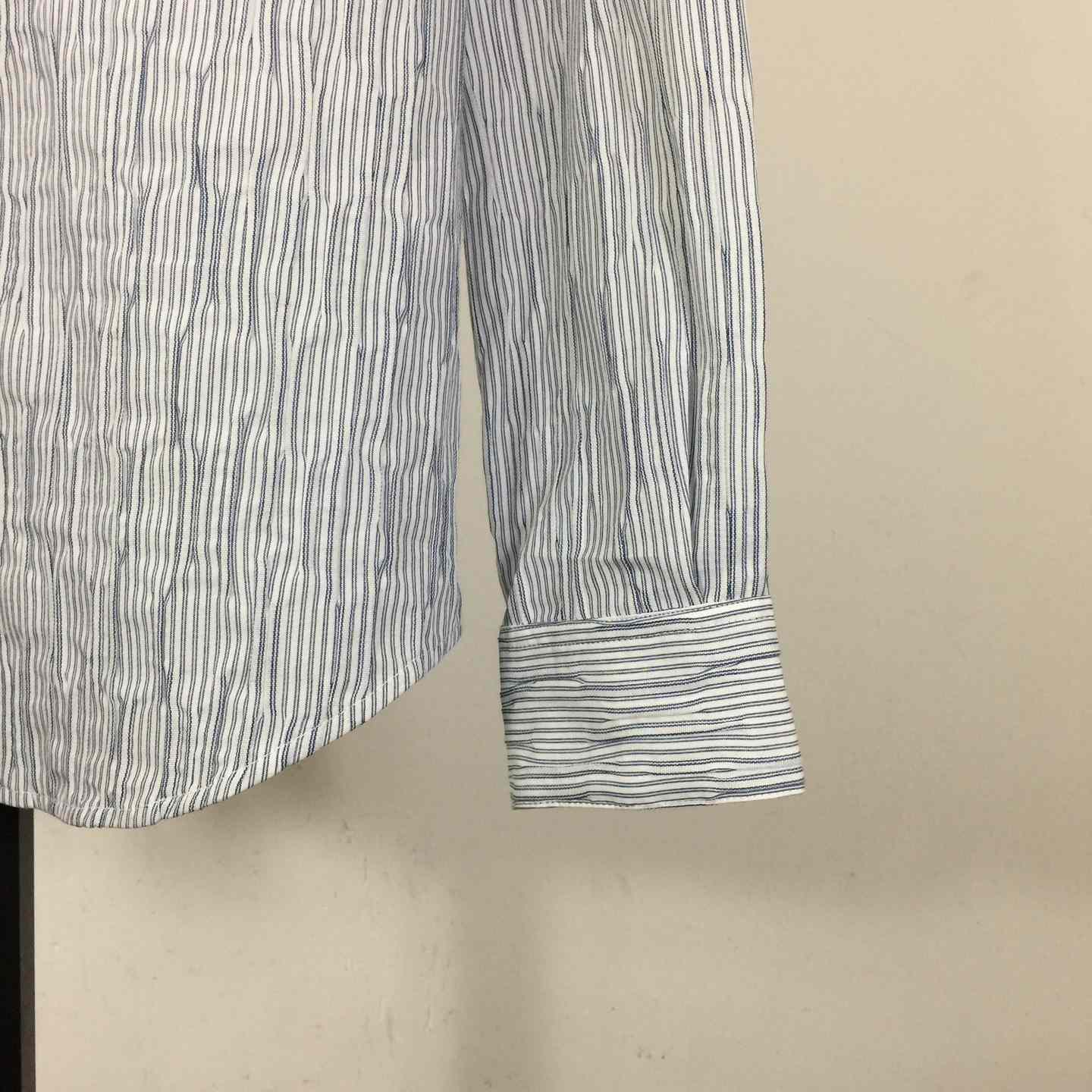 Loewe Striped Long-Sleeve Shirt 'Blue/White' - DopestKickz