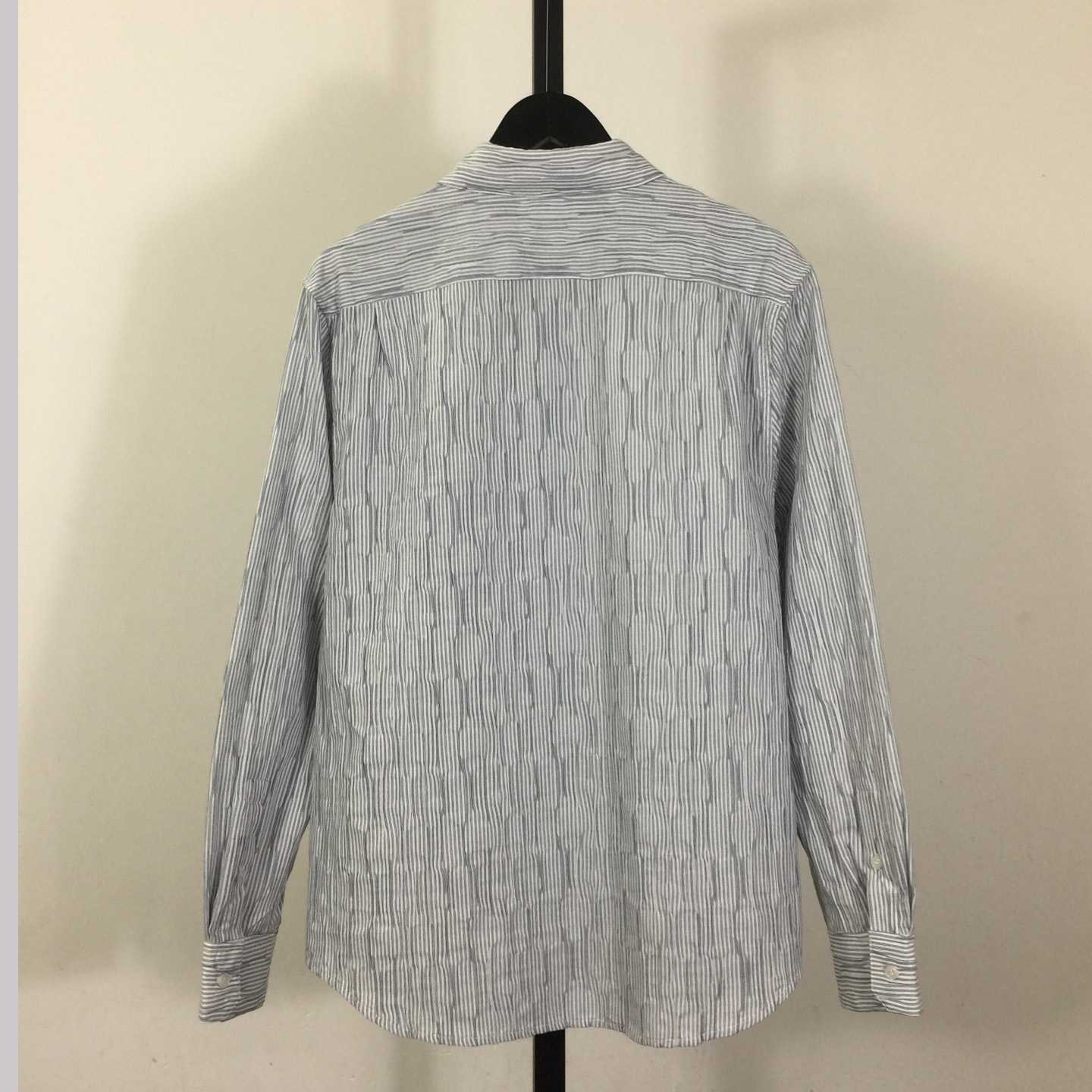 Loewe Striped Long-Sleeve Shirt 'Blue/White' - DopestKickz