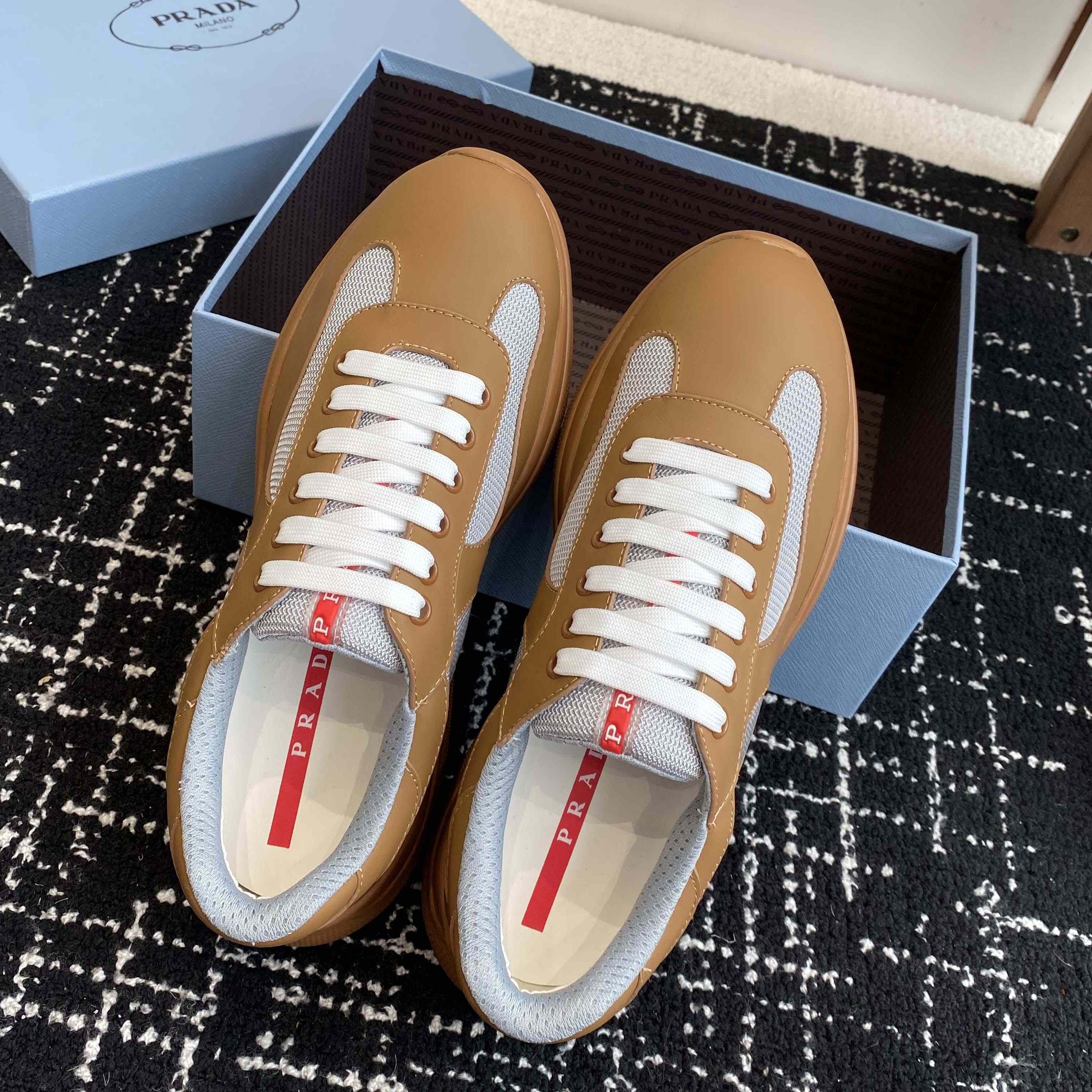 Prada America's Cup Soft Rubber And Bike Fabric Sneakers - DopestKickz
