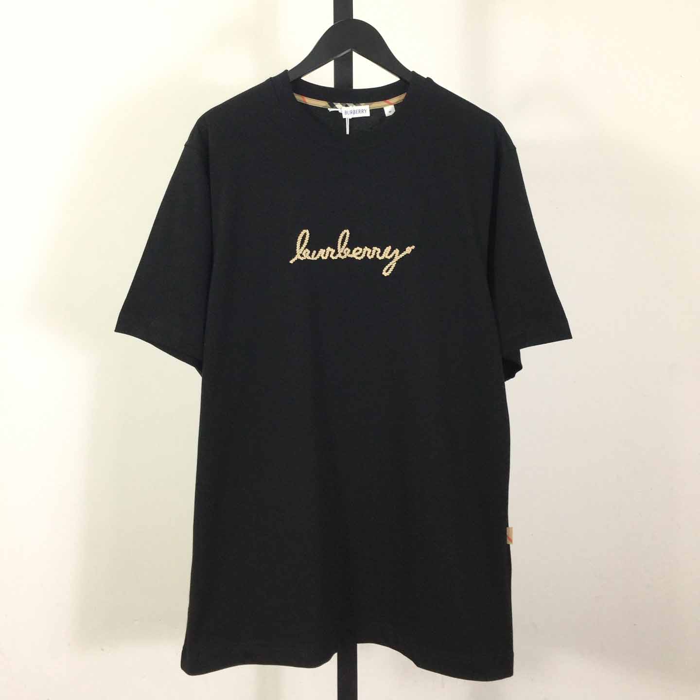 Burberry Check EKD Cotton T-shirt - DopestKickz