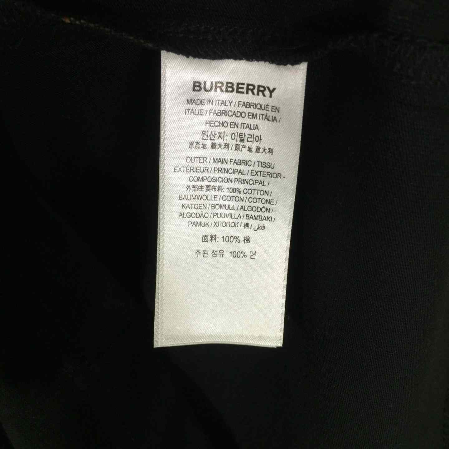 Burberry Check EKD Cotton T-shirt - DopestKickz