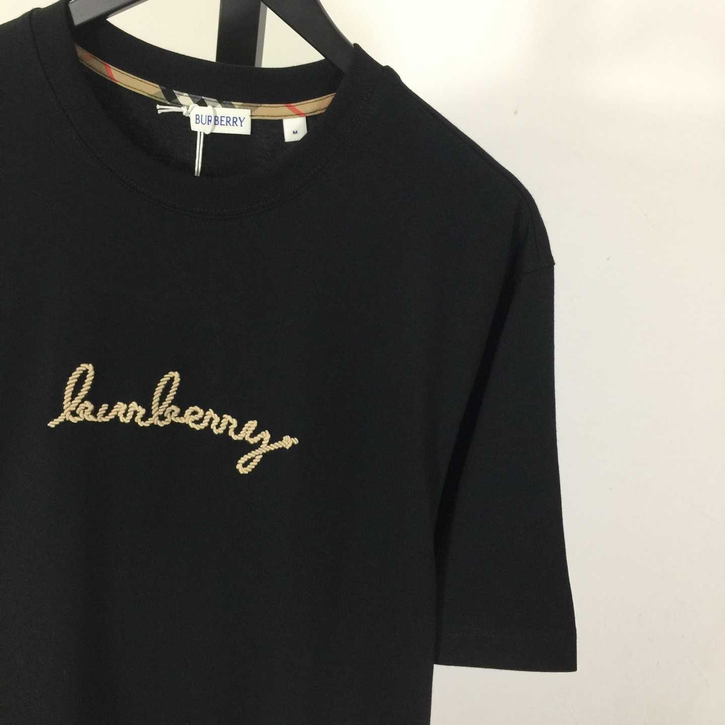 Burberry Check EKD Cotton T-shirt - DopestKickz