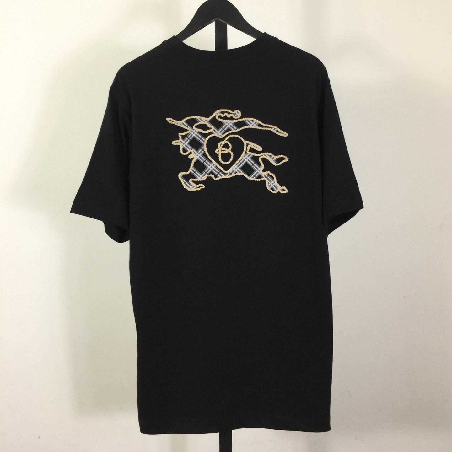 Burberry Check EKD Cotton T-shirt - DopestKickz
