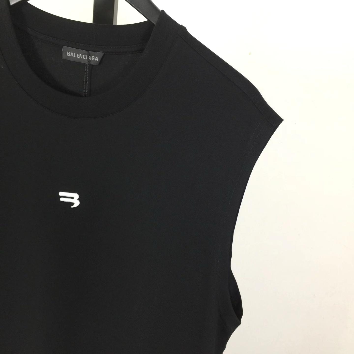 Balenciaga Logo Tank Top - DopestKickz