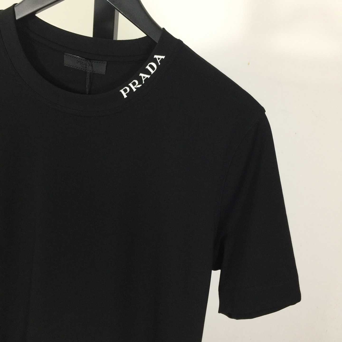 Prada Logo Cotton Tee - DopestKickz
