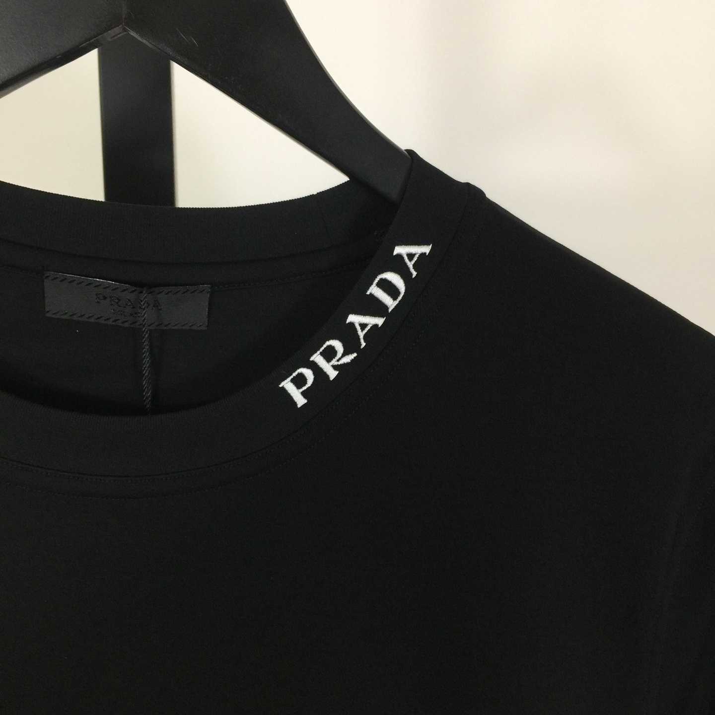 Prada Logo Cotton Tee - DopestKickz