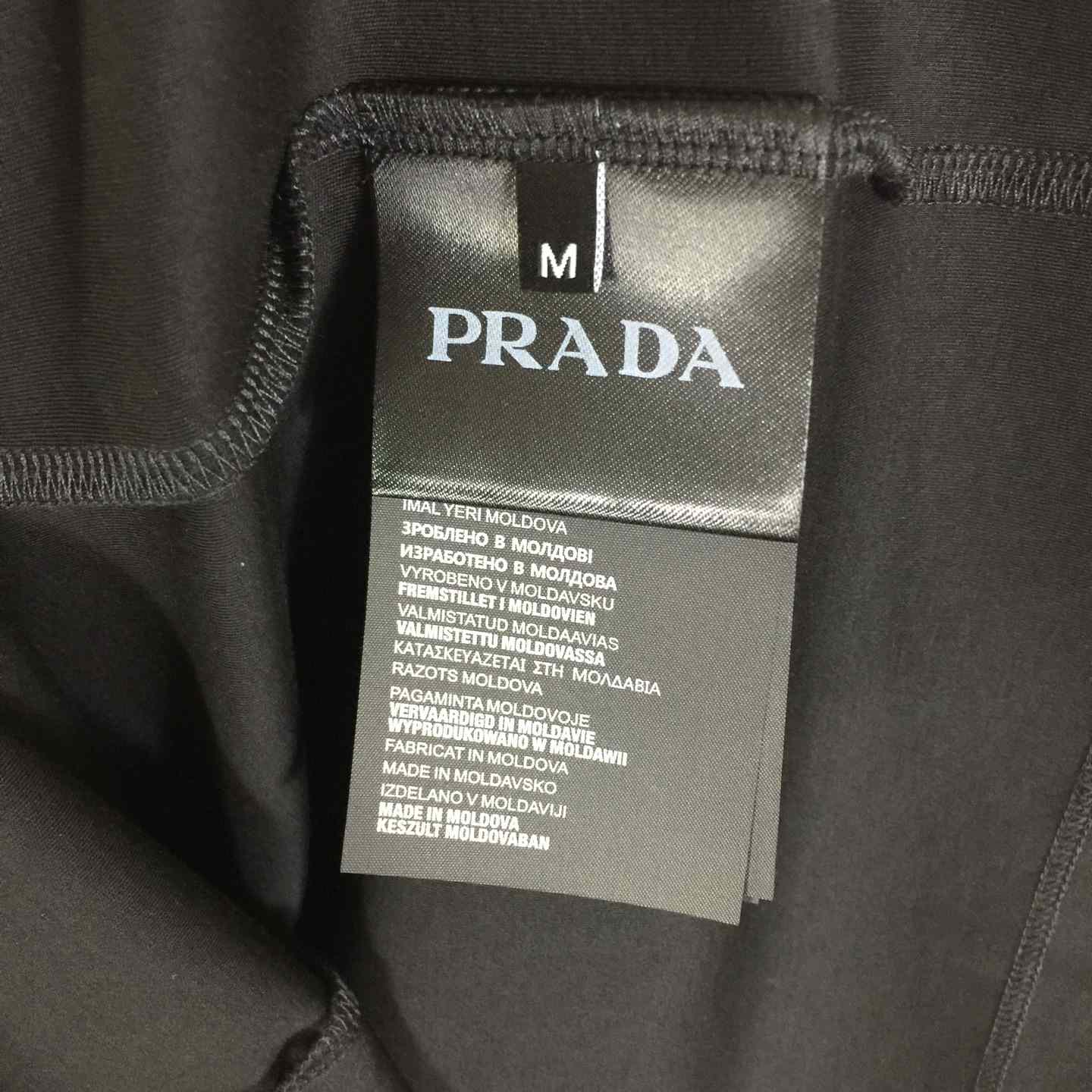 Prada Logo Cotton Tee - DopestKickz