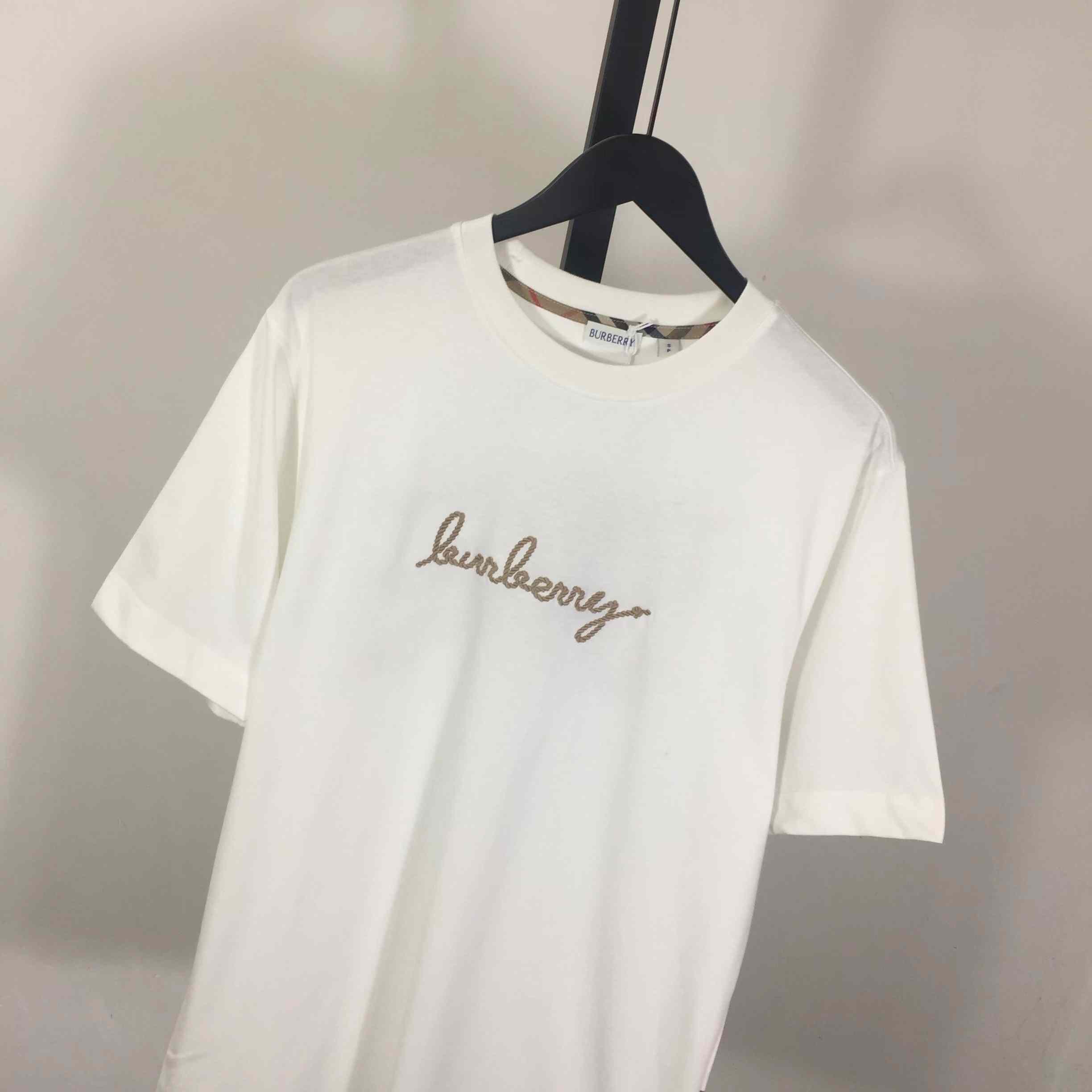 Burberry Check EKD Cotton T-shirt - DopestKickz