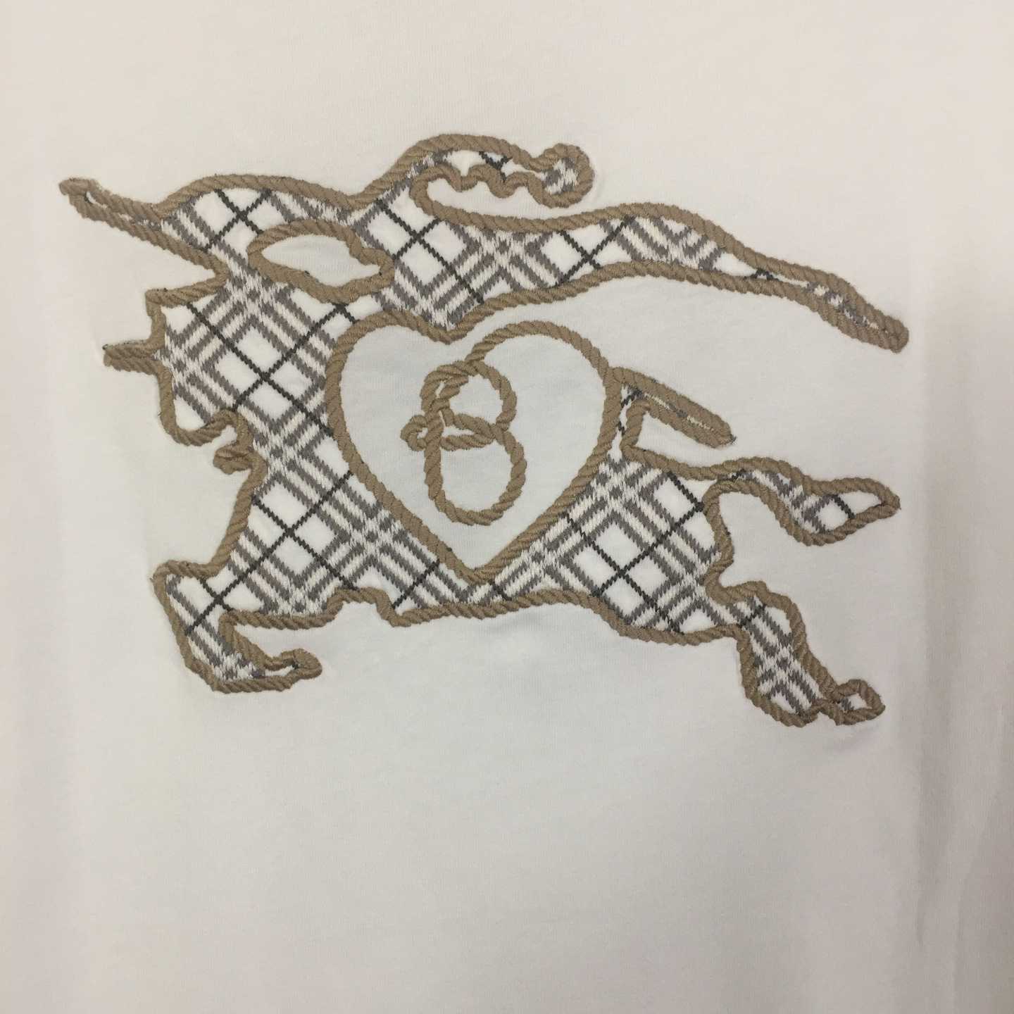 Burberry Check EKD Cotton T-shirt - DopestKickz