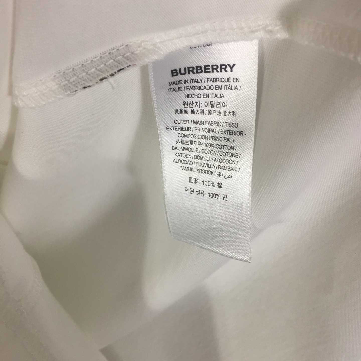 Burberry Check EKD Cotton T-shirt - DopestKickz