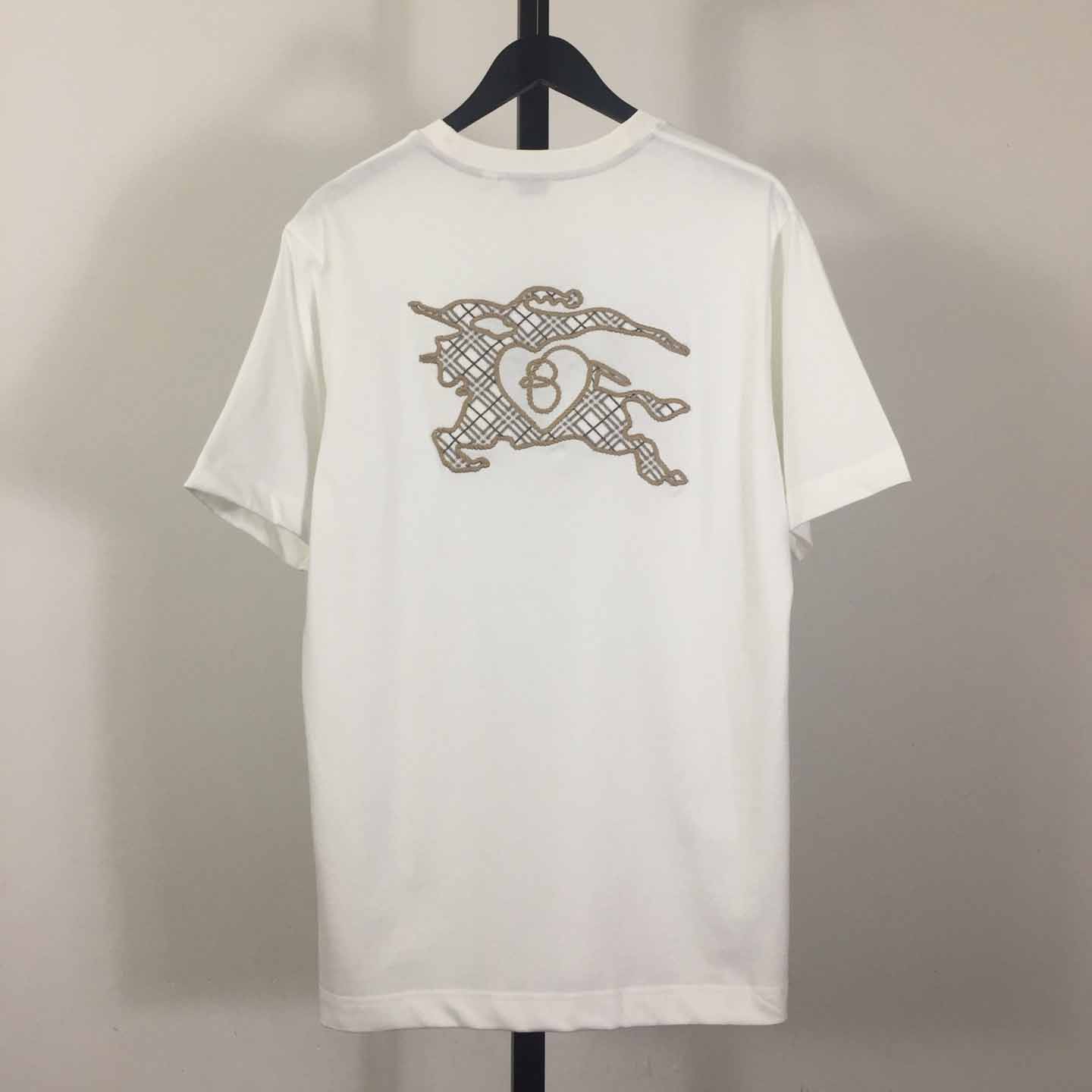 Burberry Check EKD Cotton T-shirt - DopestKickz