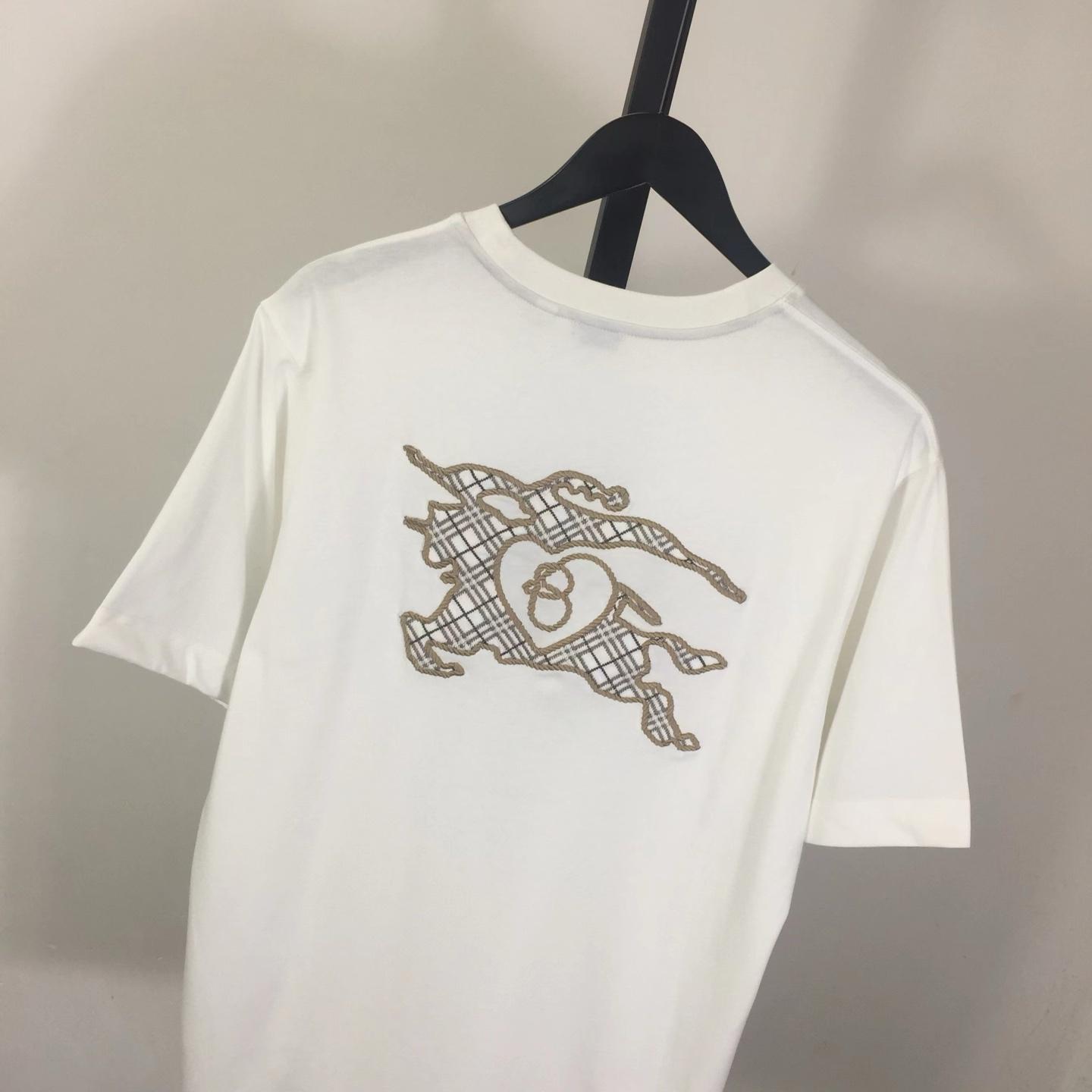 Burberry Check EKD Cotton T-shirt - DopestKickz