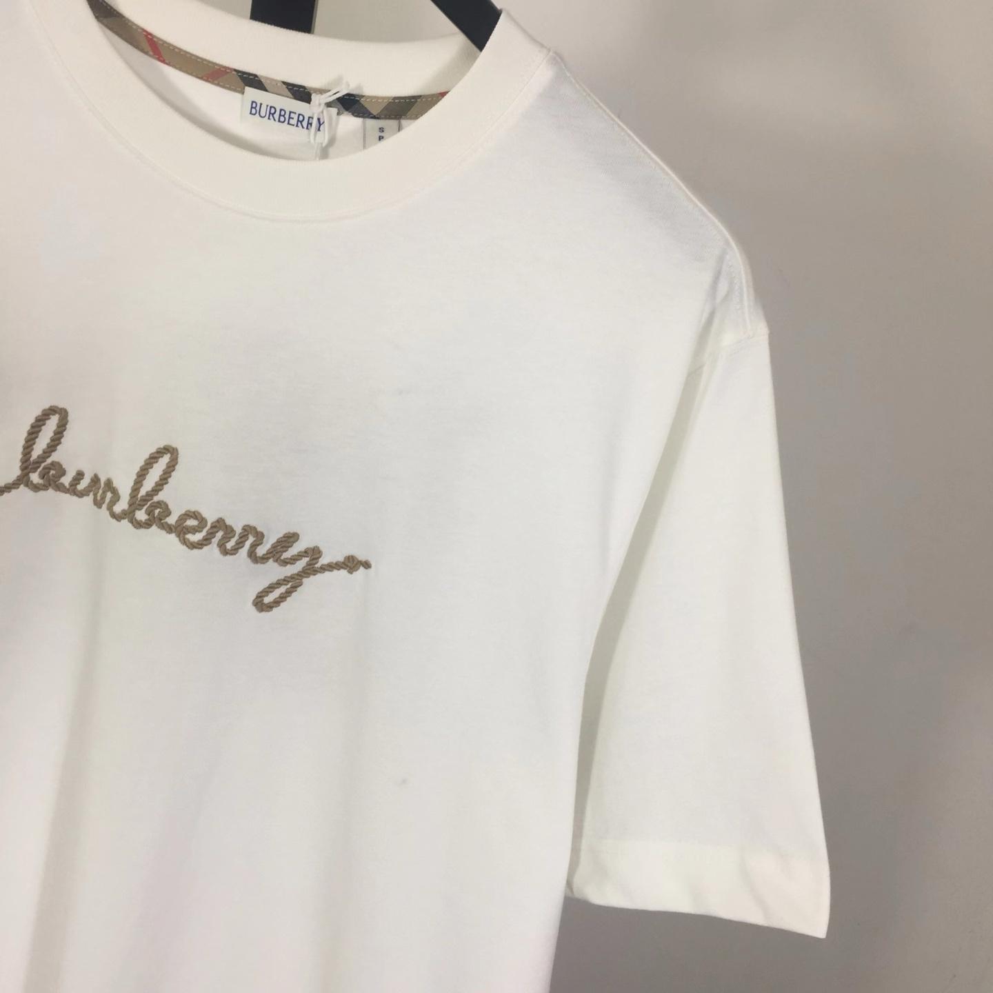 Burberry Check EKD Cotton T-shirt - DopestKickz