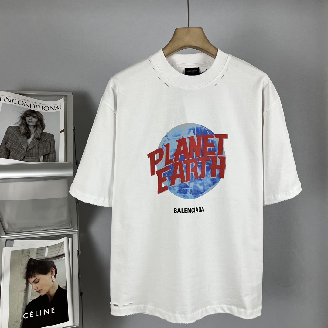 Balenciaga Planet Earth T-shirt - DopestKickz
